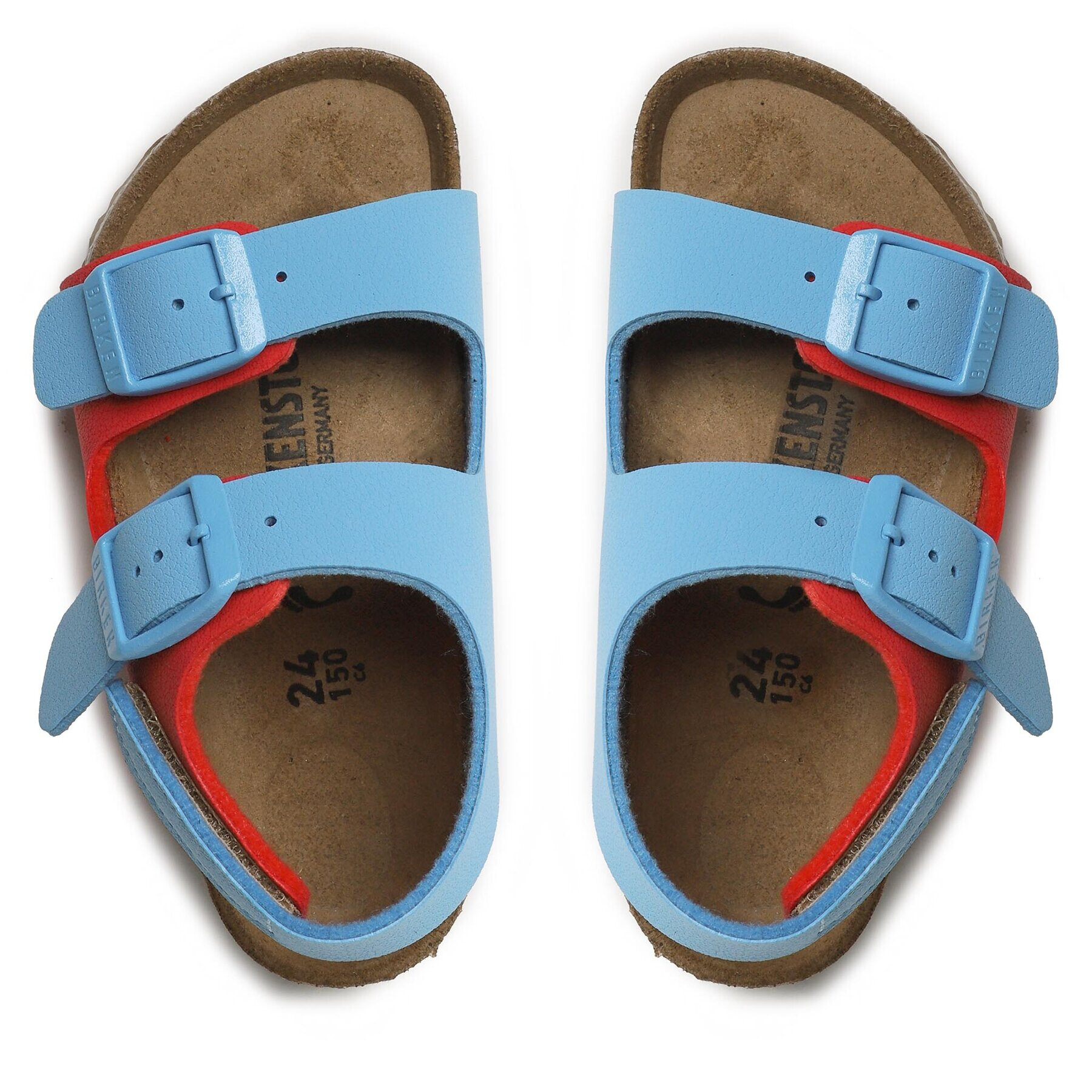 Birkenstock Sandali Milano 1024373 Modra - Pepit.si