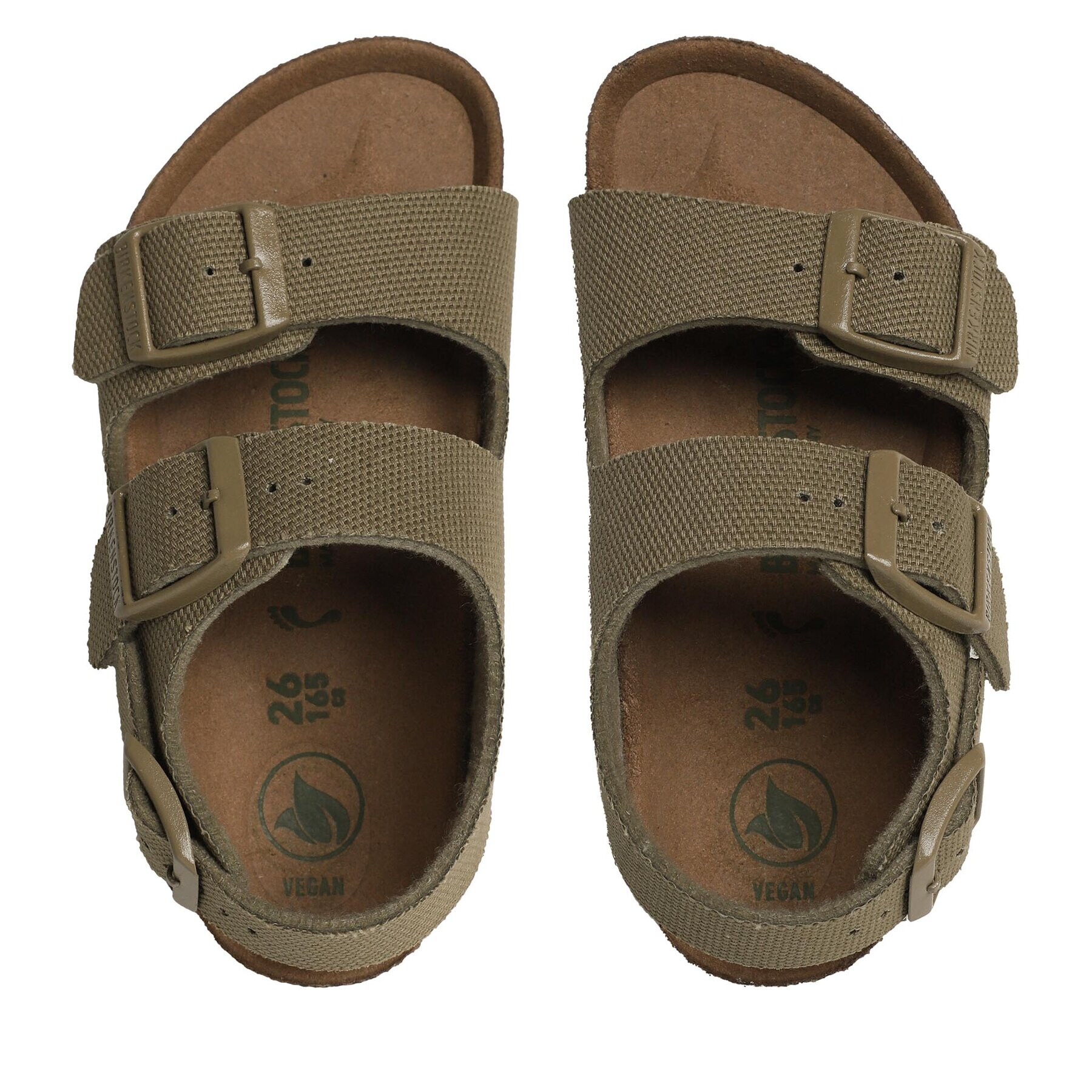 Birkenstock Sandali Milano 1024376 Khaki - Pepit.si