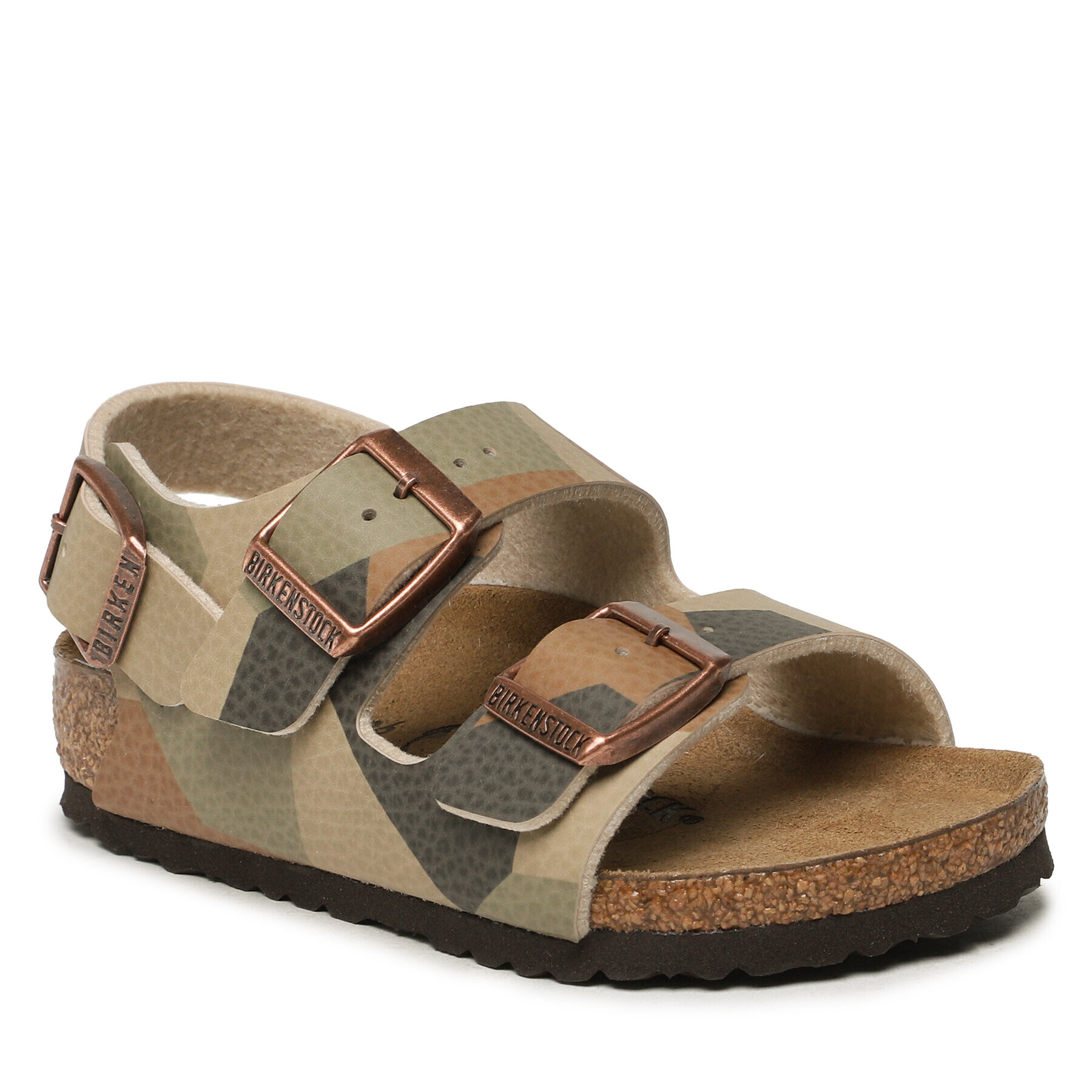 Birkenstock Sandali Milano 1024759 Zelena - Pepit.si