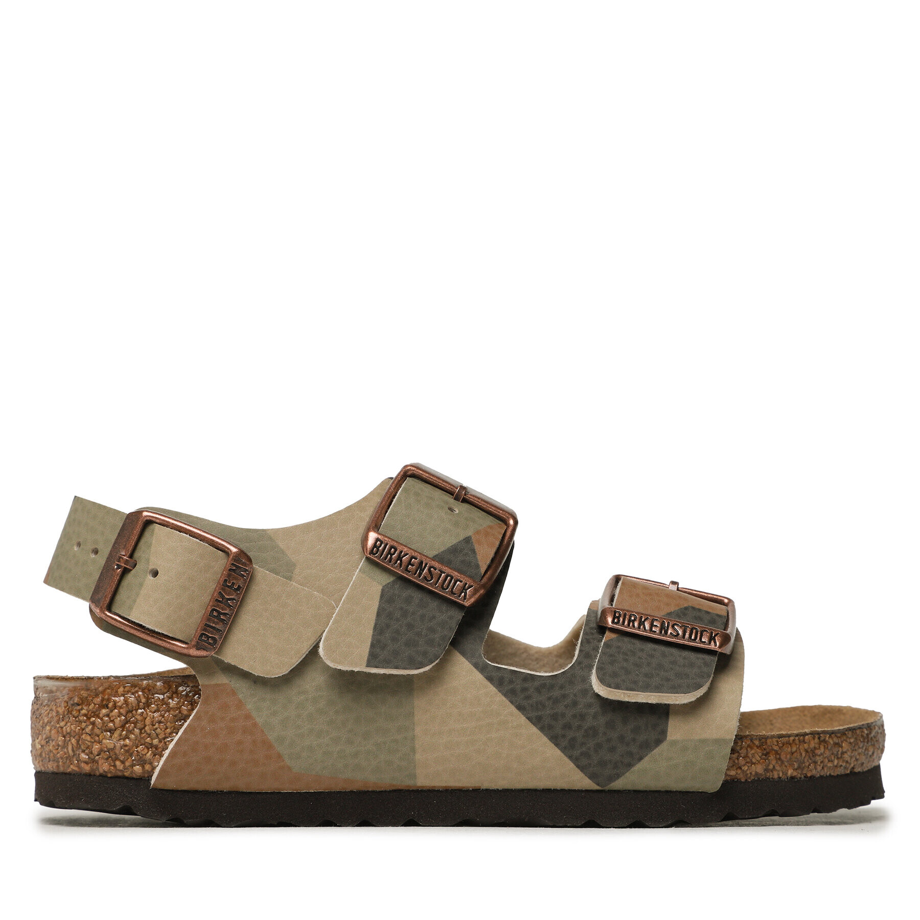 Birkenstock Sandali Milano 1024759 Zelena - Pepit.si