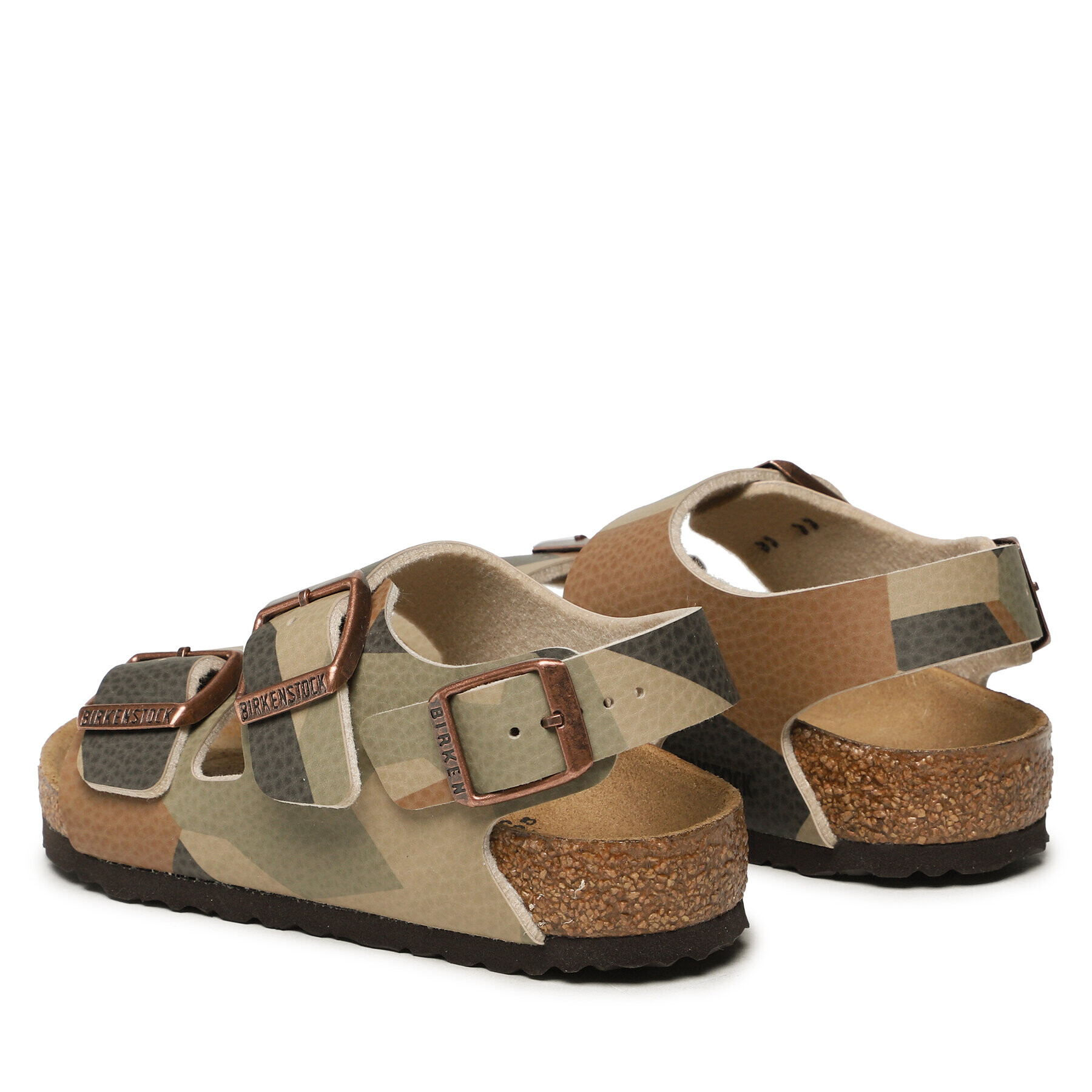 Birkenstock Sandali Milano 1024759 Zelena - Pepit.si