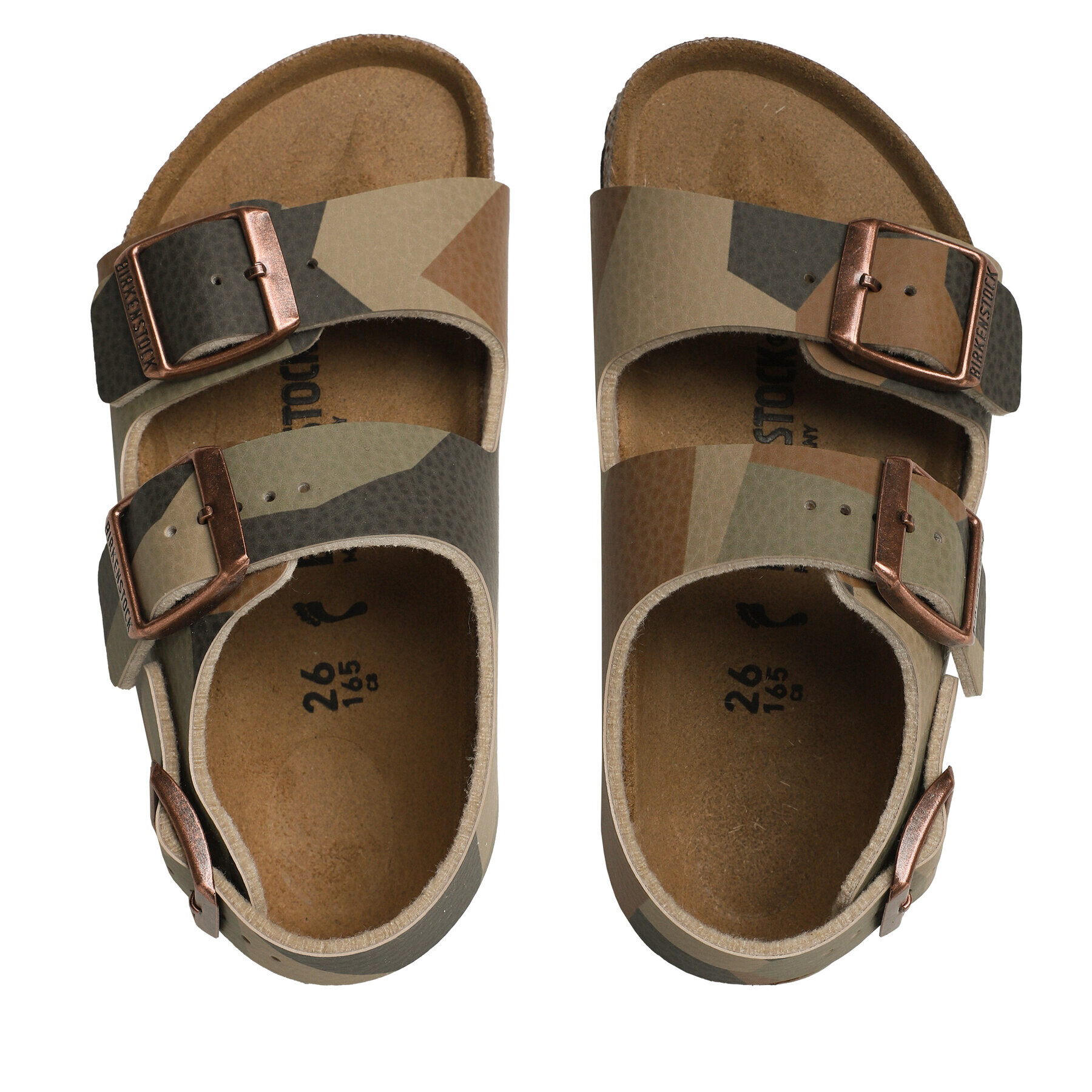 Birkenstock Sandali Milano 1024759 Zelena - Pepit.si