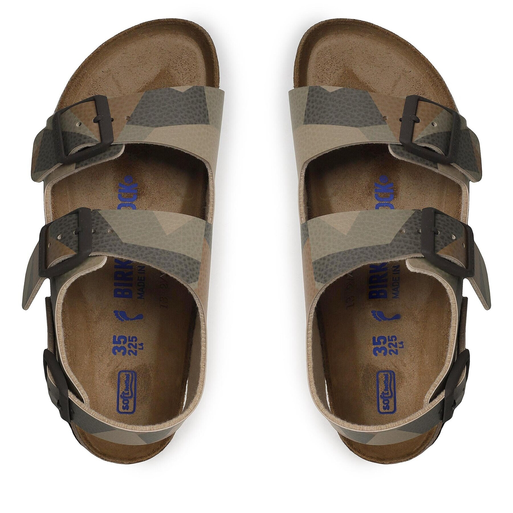 Birkenstock Sandali Milano 1024980 Zelena - Pepit.si