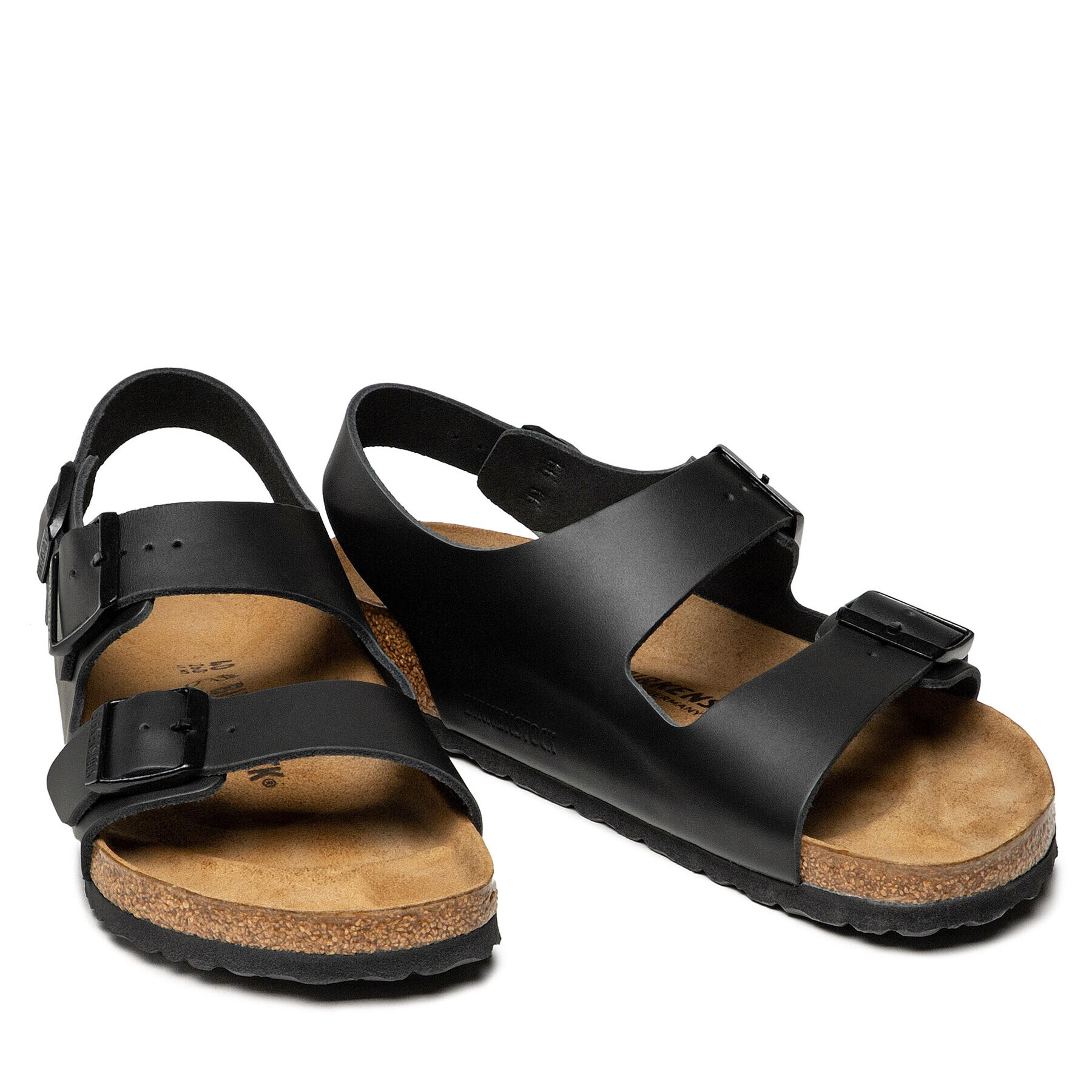 Birkenstock Sandali Milano Bs 0034191 Črna - Pepit.si