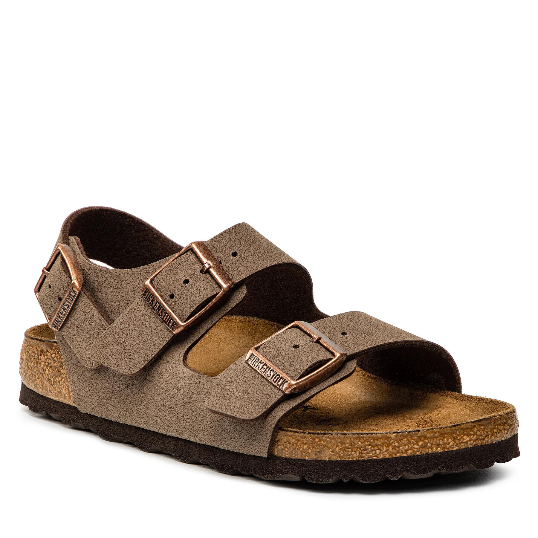 Birkenstock Sandali Milano Bs 0634503 Rjava - Pepit.si