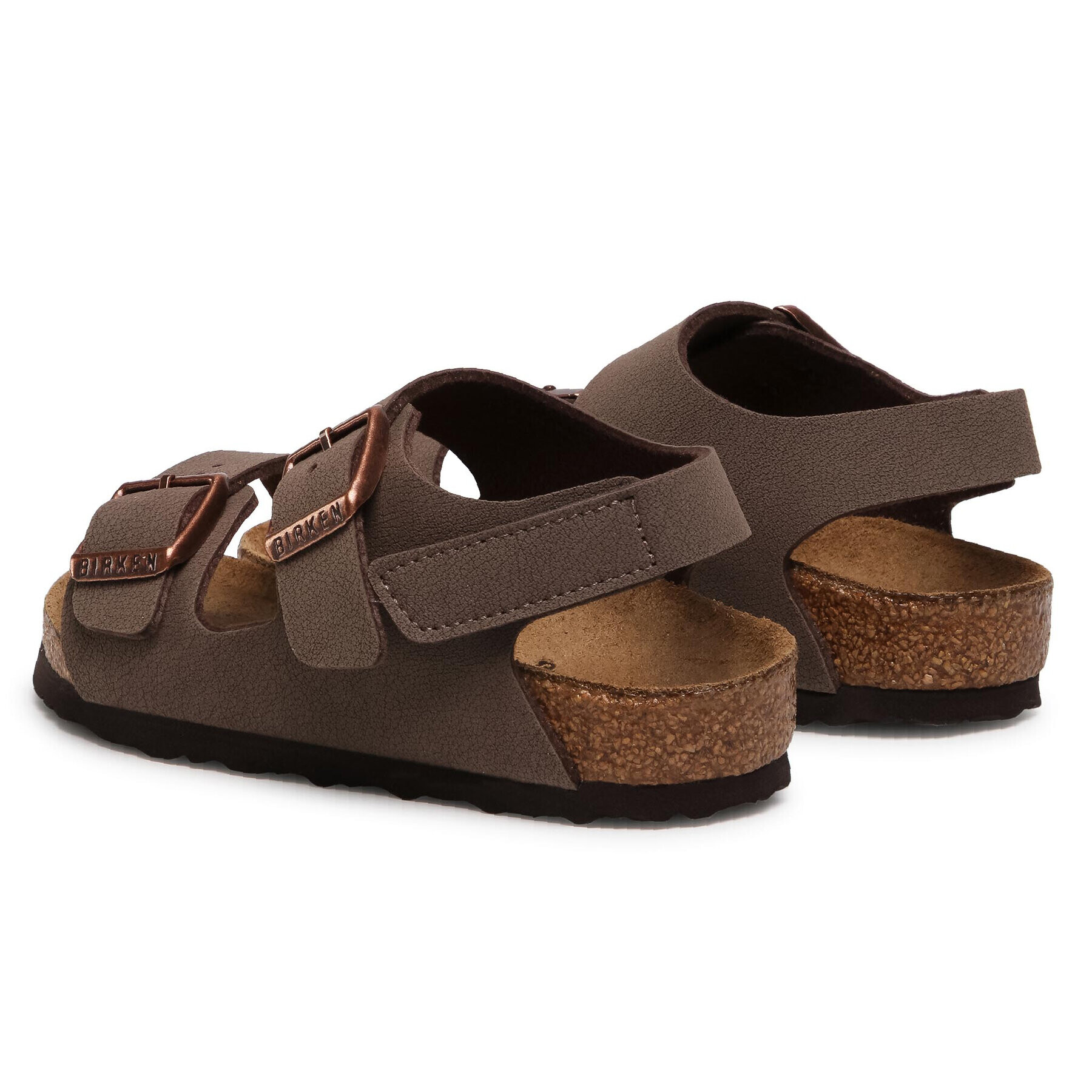 Birkenstock Sandali Milano Hl Kids 1018637 Rjava - Pepit.si