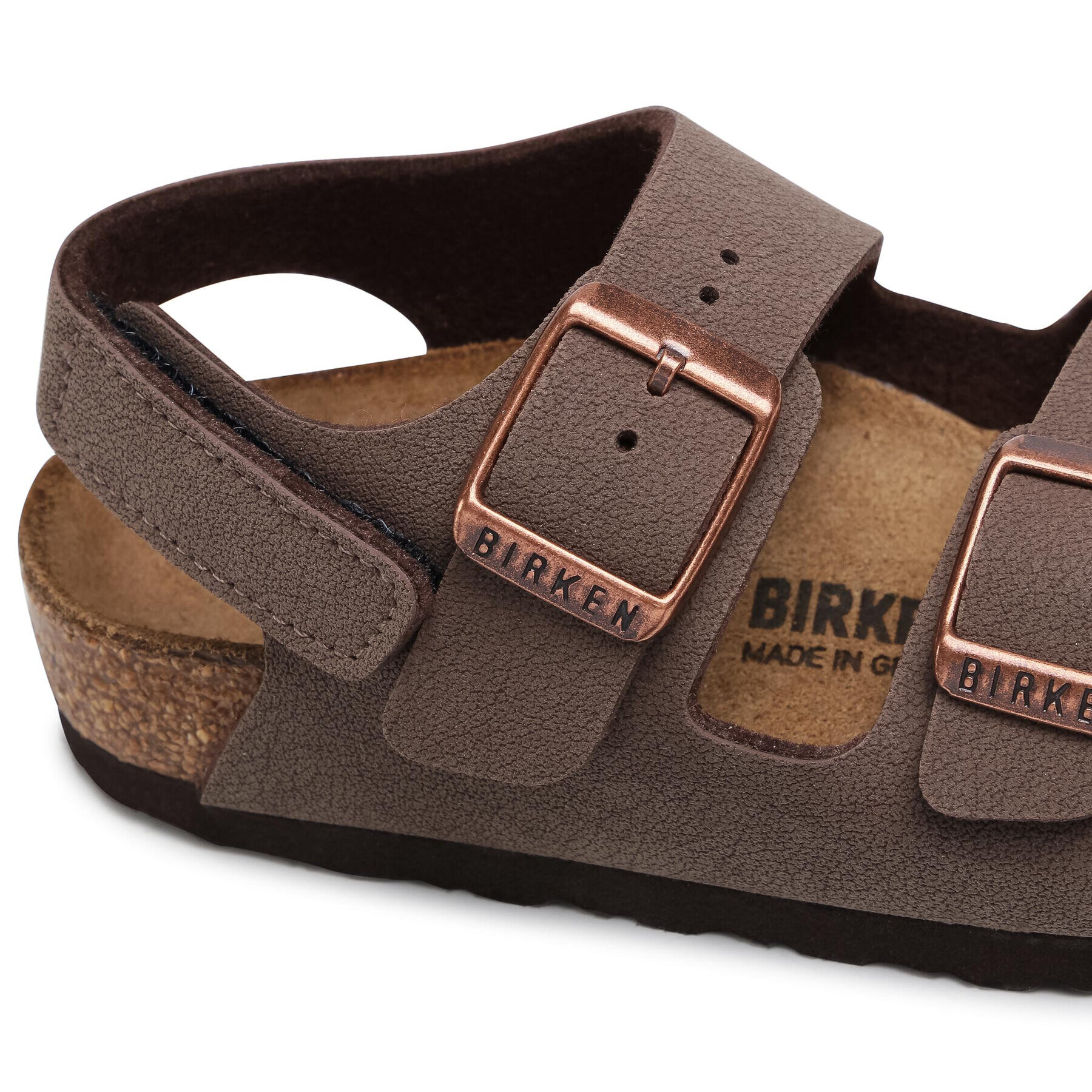 Birkenstock Sandali Milano Hl Kids 1018637 Rjava - Pepit.si