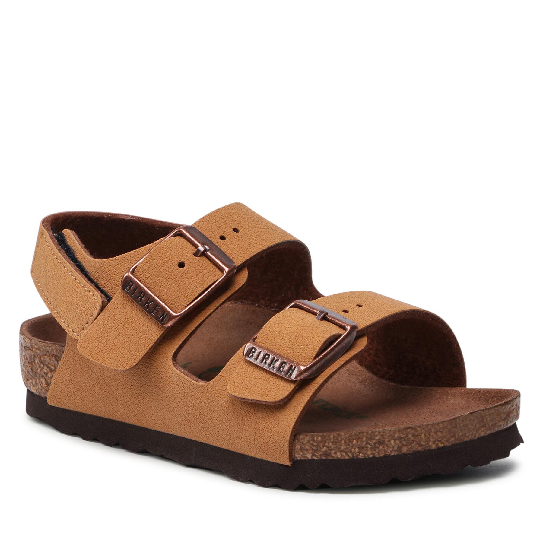 Birkenstock Sandali Milano Hl Kids 1021715 Rjava - Pepit.si