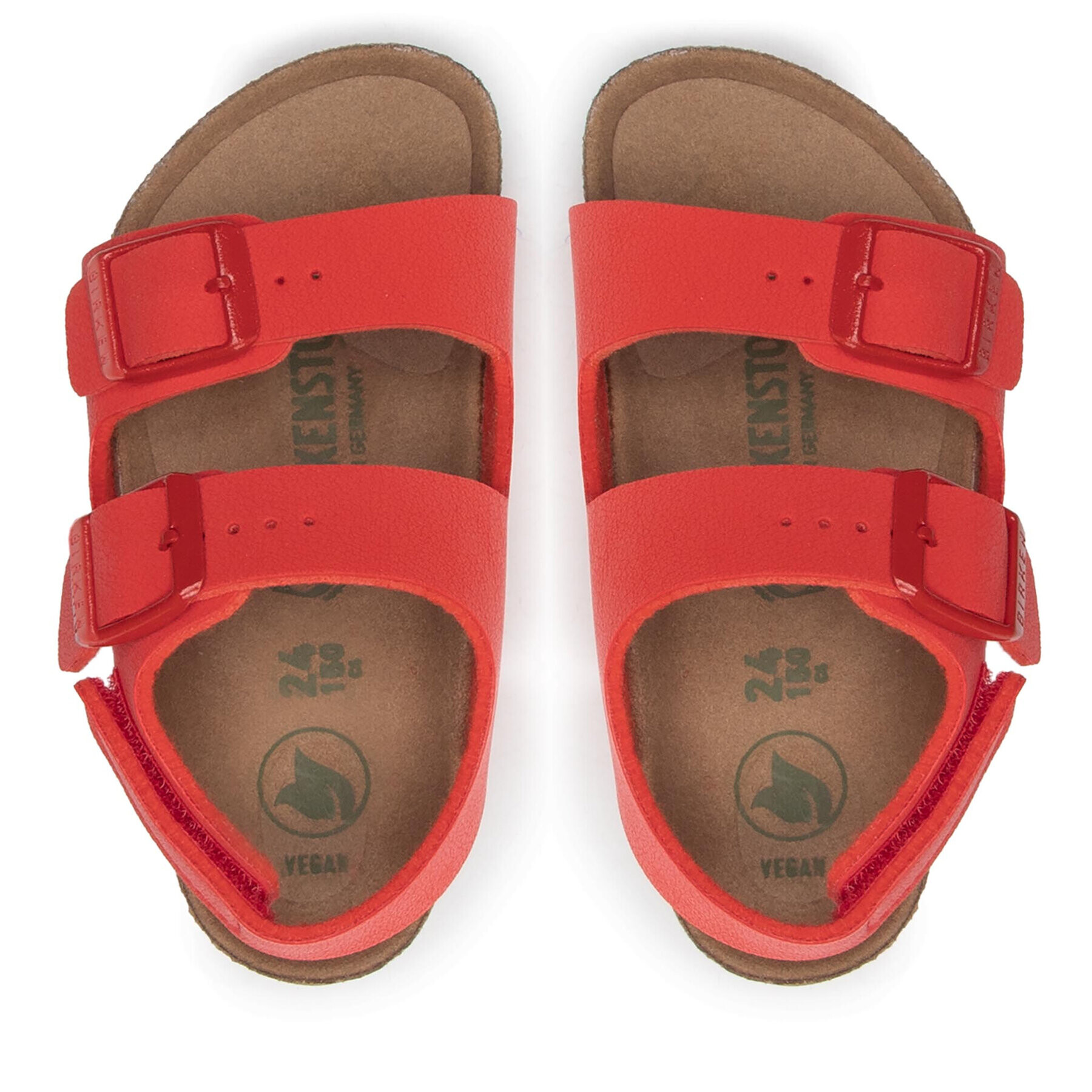 Birkenstock Sandali Milano Hl Kids 1023365 Rdeča - Pepit.si