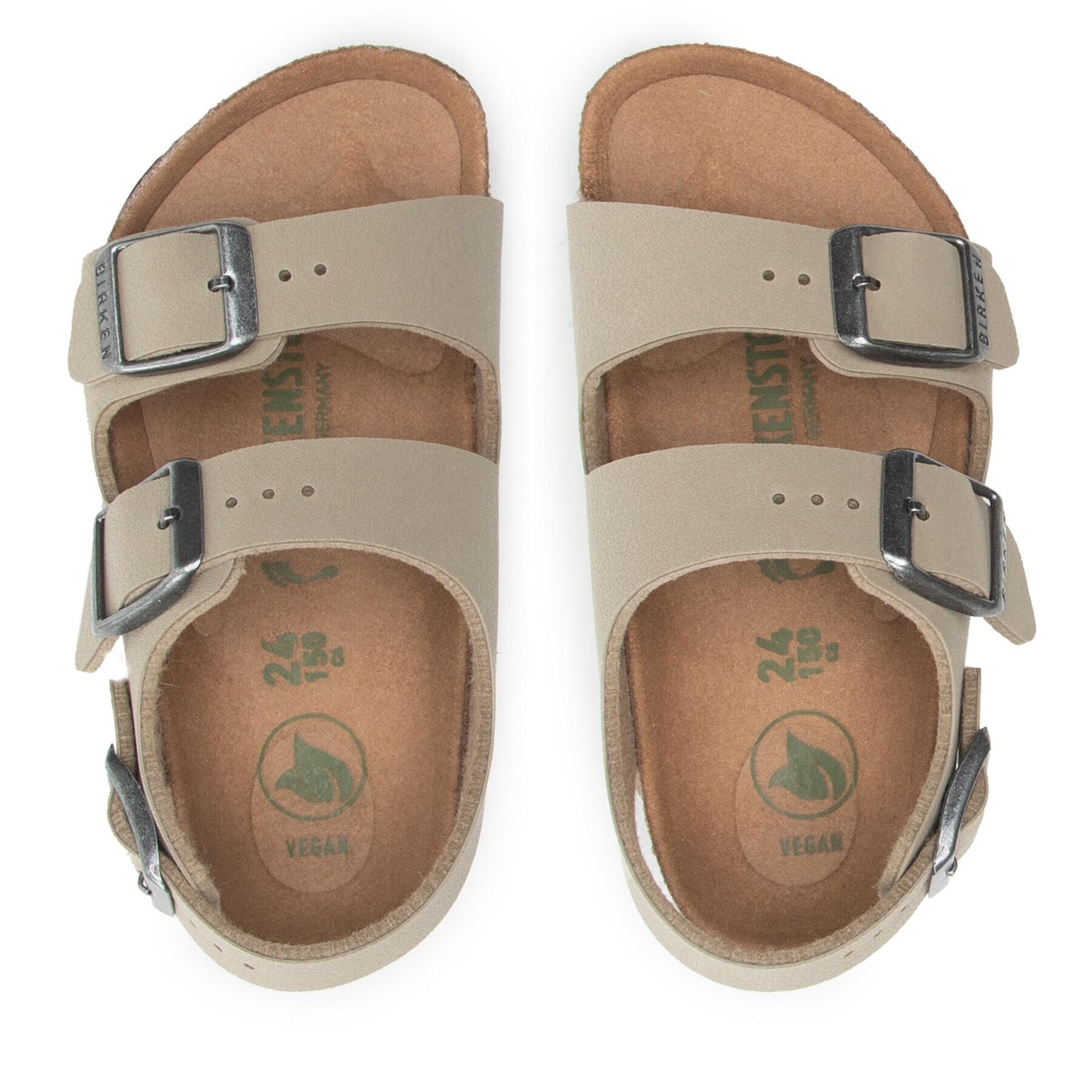 Birkenstock Sandali Milano Kids 1023440 Zelena - Pepit.si