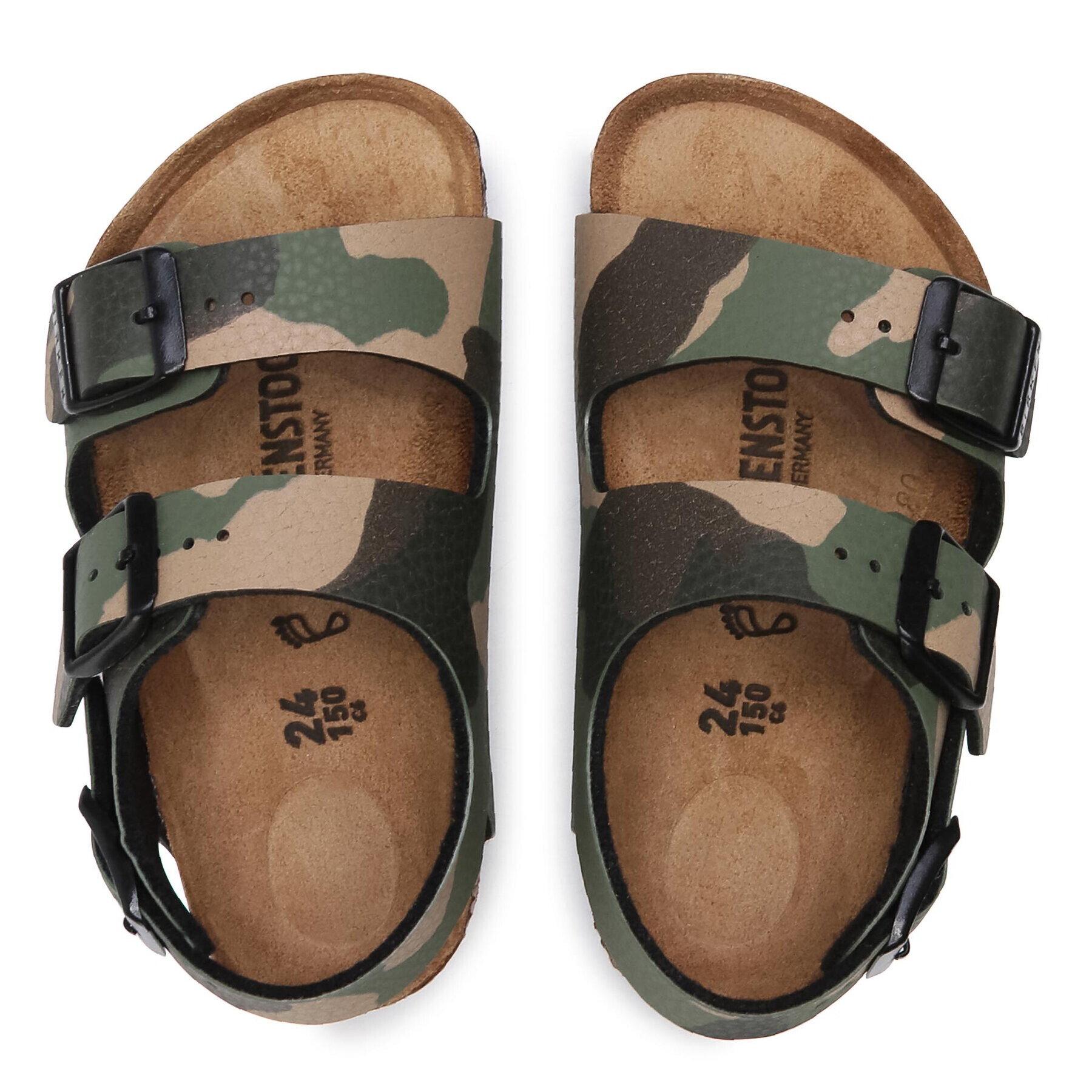 Birkenstock Sandali Milano Kinder 1017377 Zelena - Pepit.si