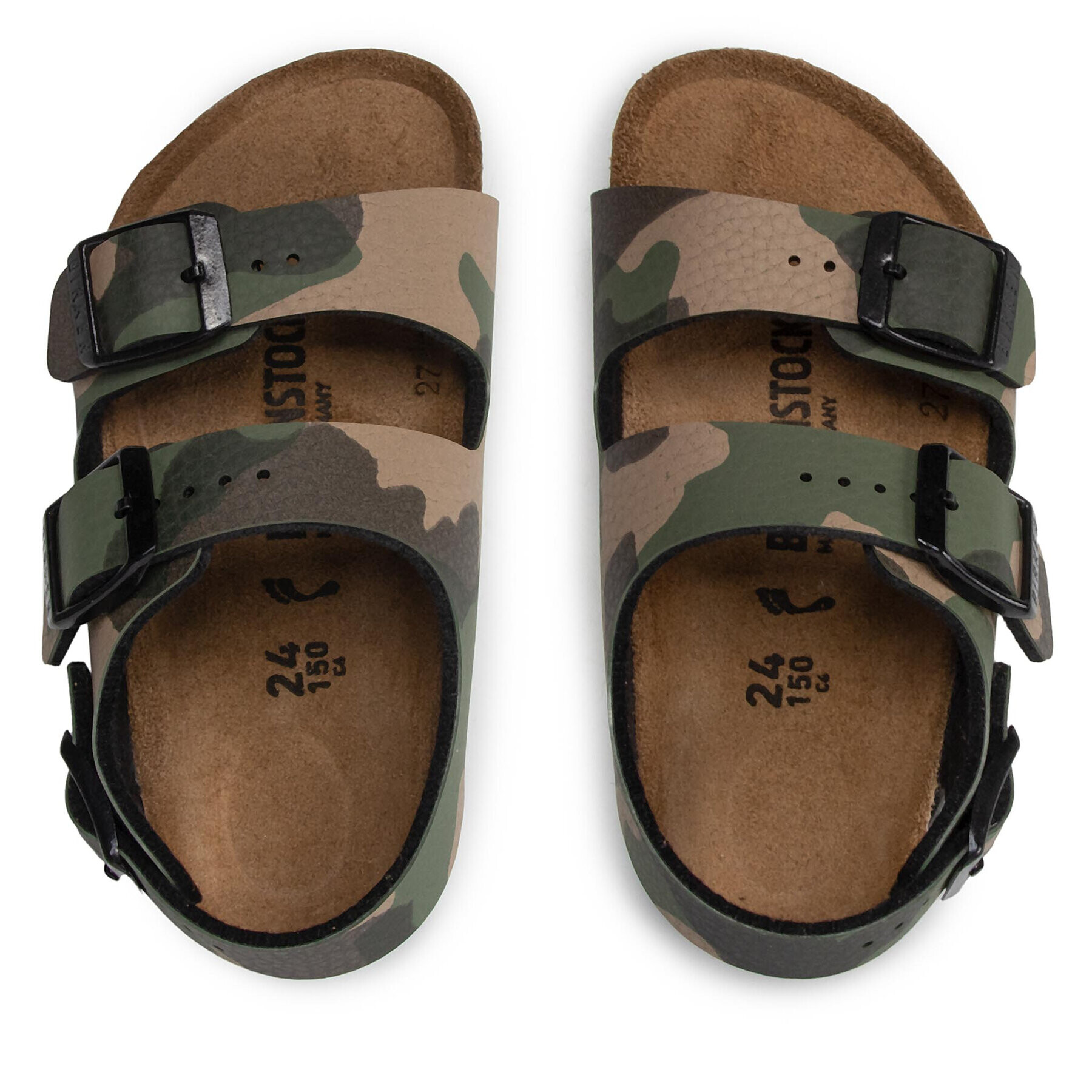 Birkenstock Sandali Milano Kinder 1017378 Zelena - Pepit.si