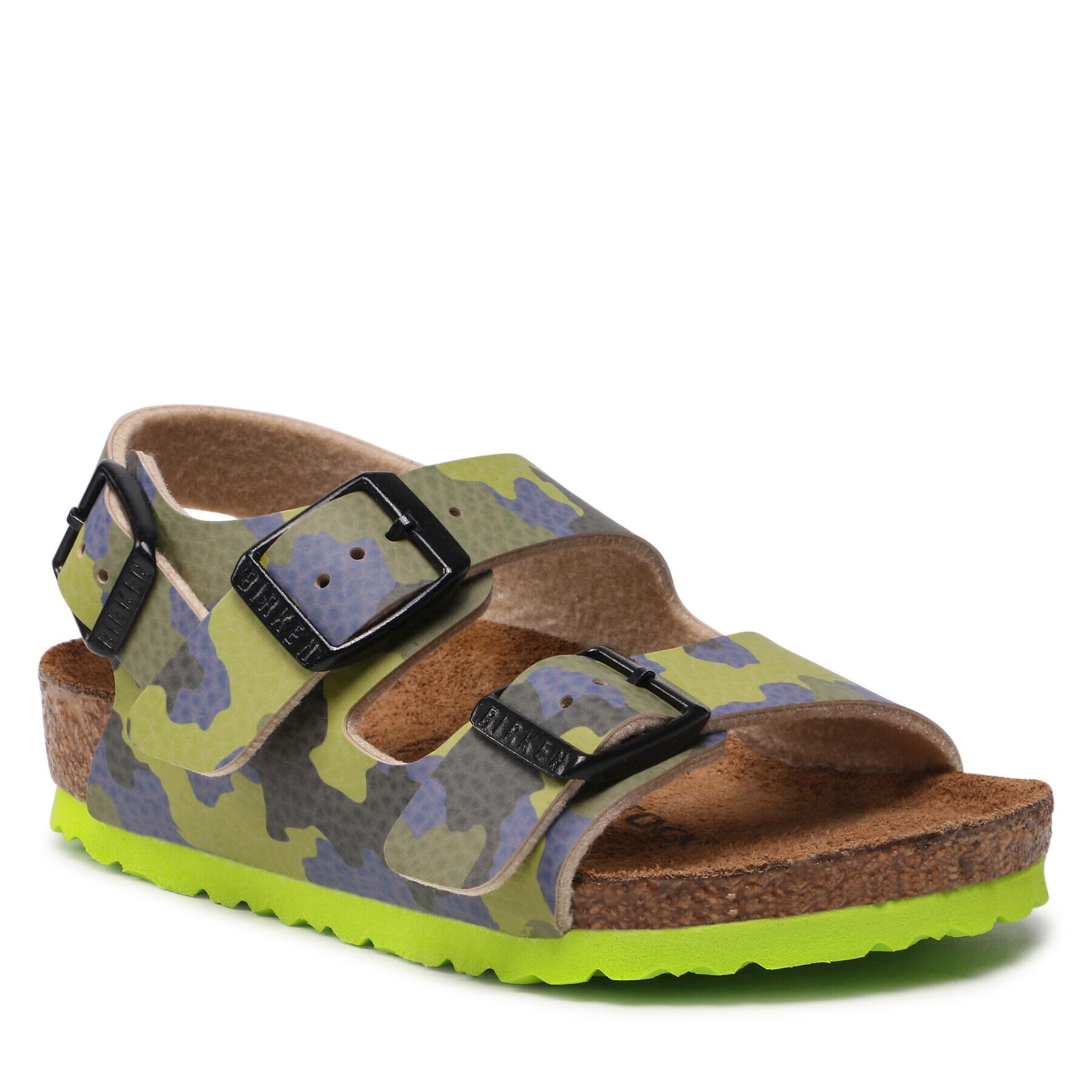 Birkenstock Sandali Milano Kinder 1022186 Zelena - Pepit.si