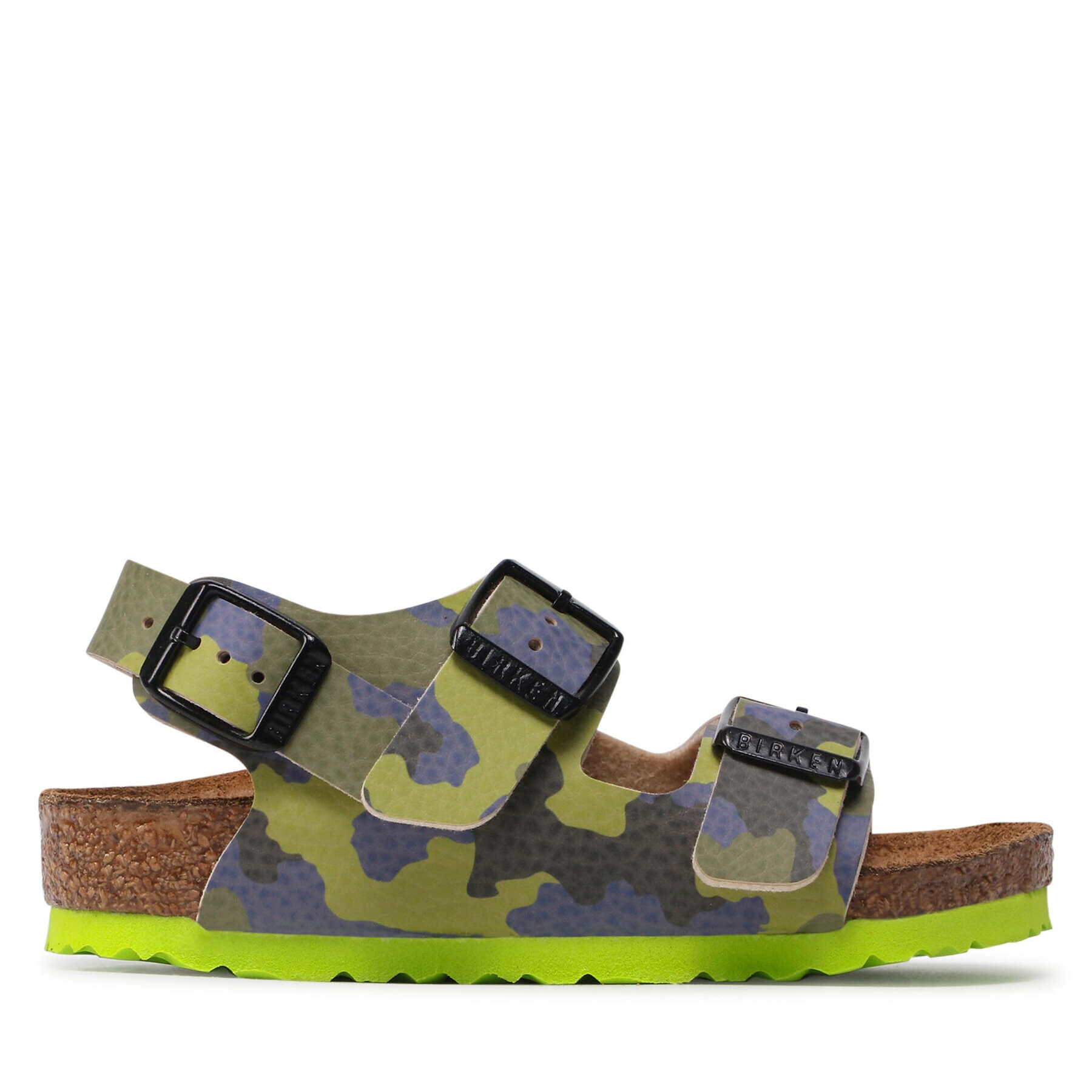 Birkenstock Sandali Milano Kinder 1022186 Zelena - Pepit.si