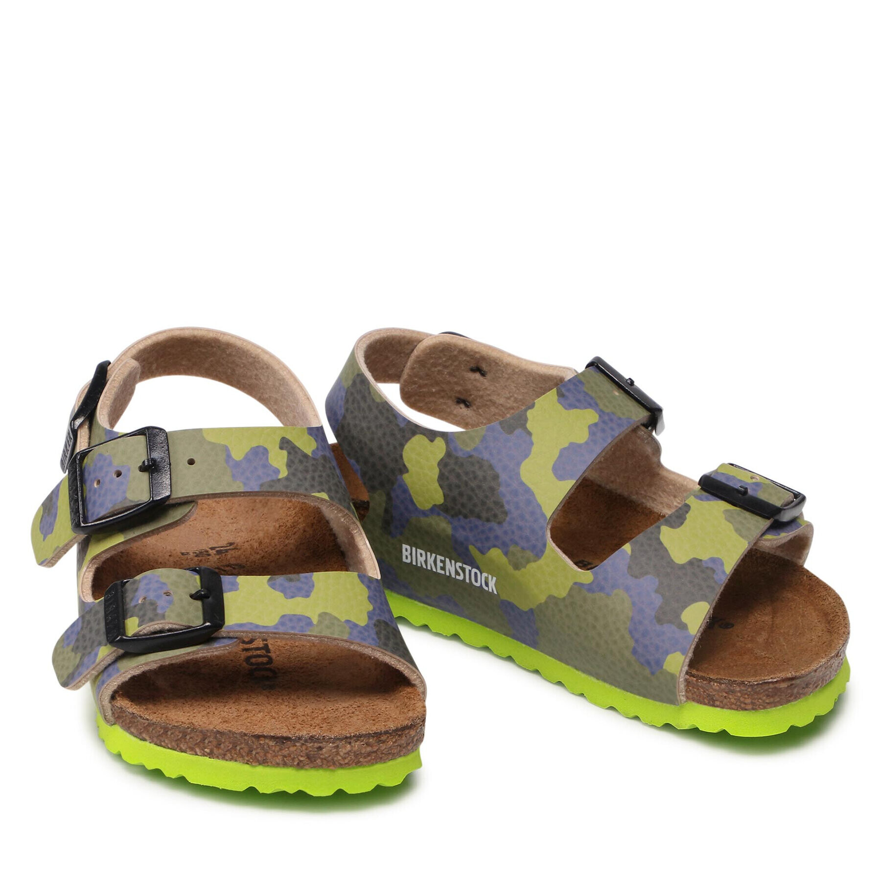 Birkenstock Sandali Milano Kinder 1022186 Zelena - Pepit.si