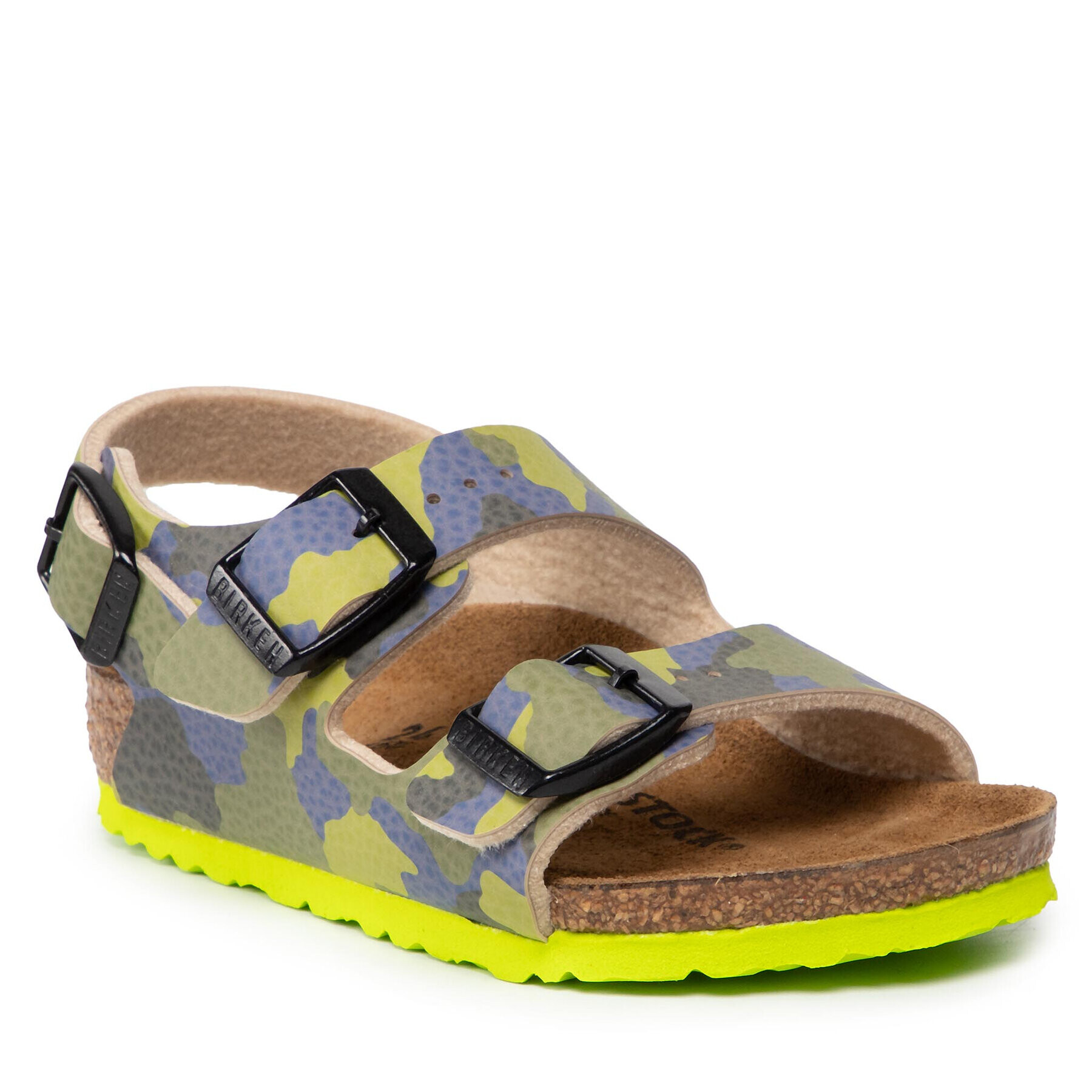 Birkenstock Sandali Milano Kinder 1022221 Zelena - Pepit.si