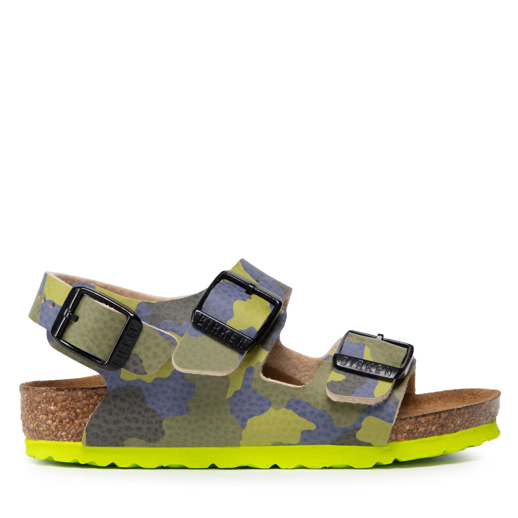 Birkenstock Sandali Milano Kinder 1022221 Zelena - Pepit.si