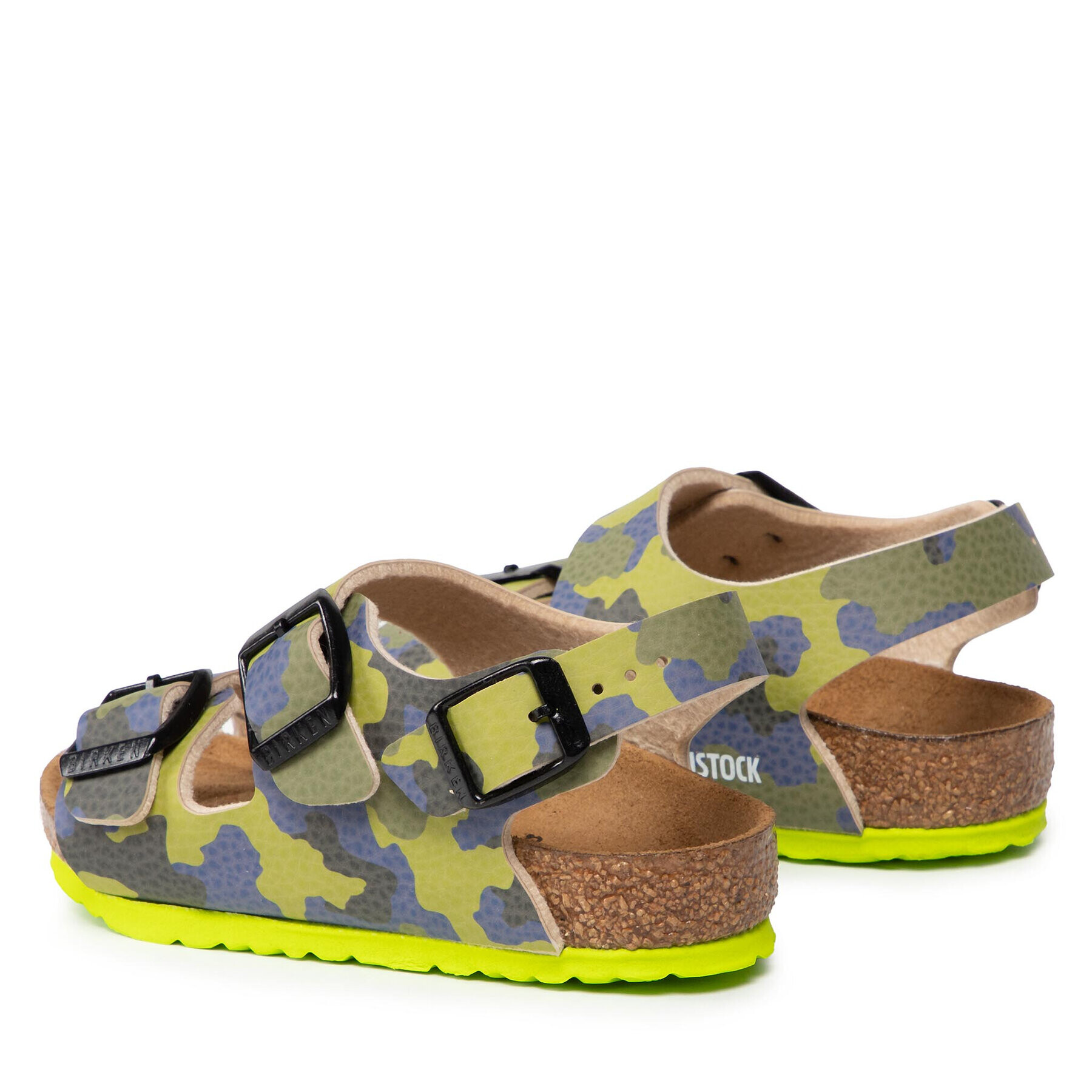 Birkenstock Sandali Milano Kinder 1022221 Zelena - Pepit.si