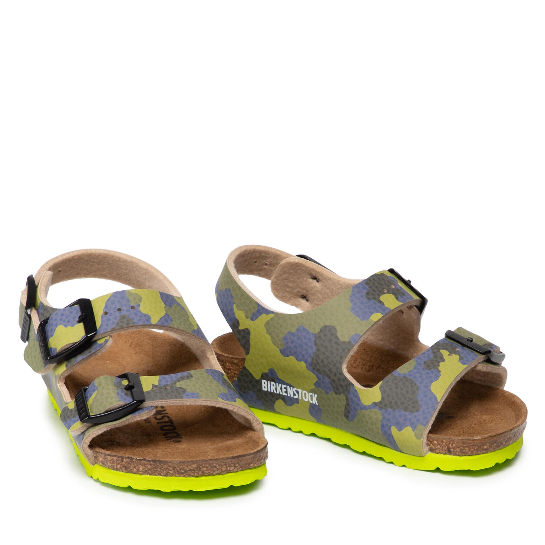 Birkenstock Sandali Milano Kinder 1022221 Zelena - Pepit.si