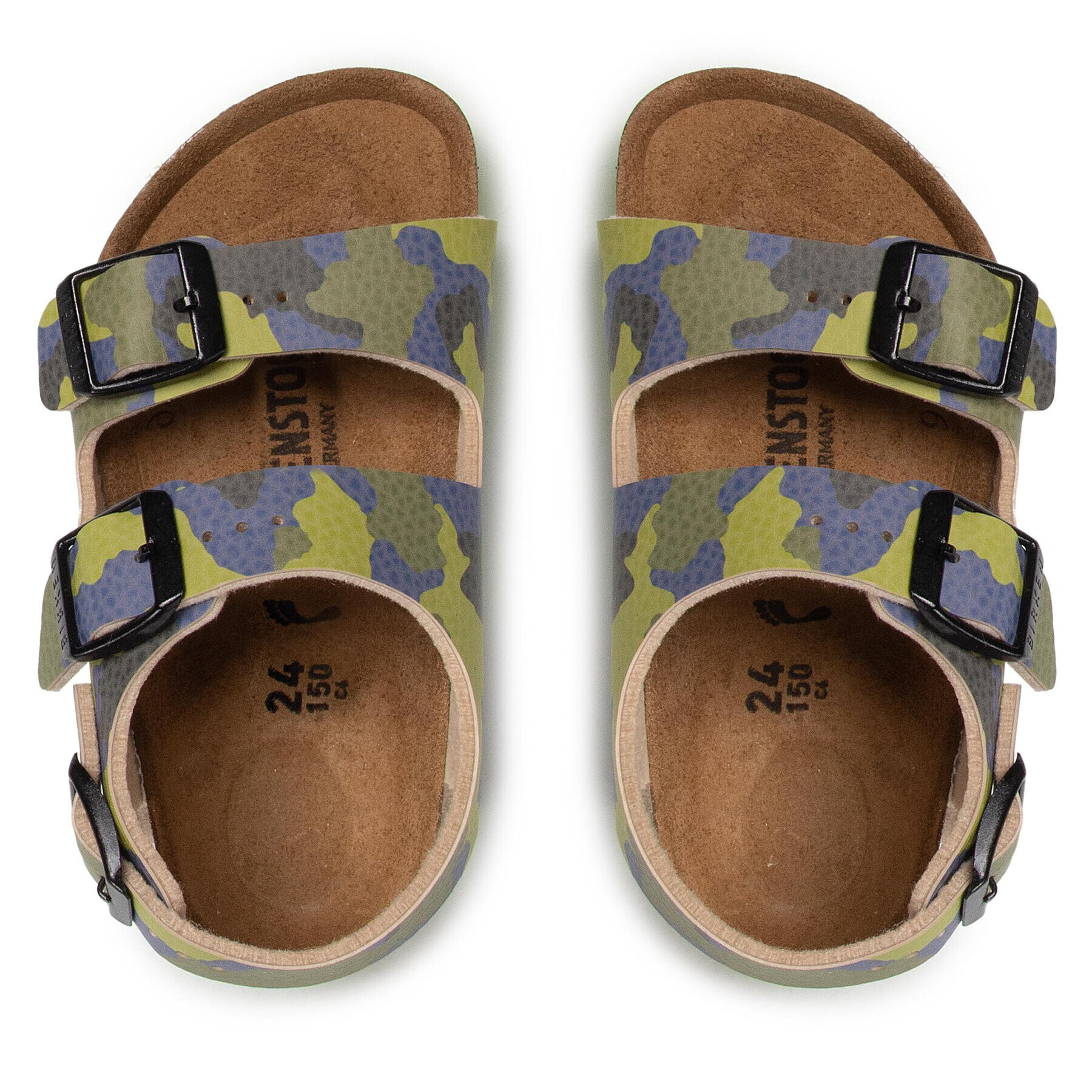 Birkenstock Sandali Milano Kinder 1022221 Zelena - Pepit.si