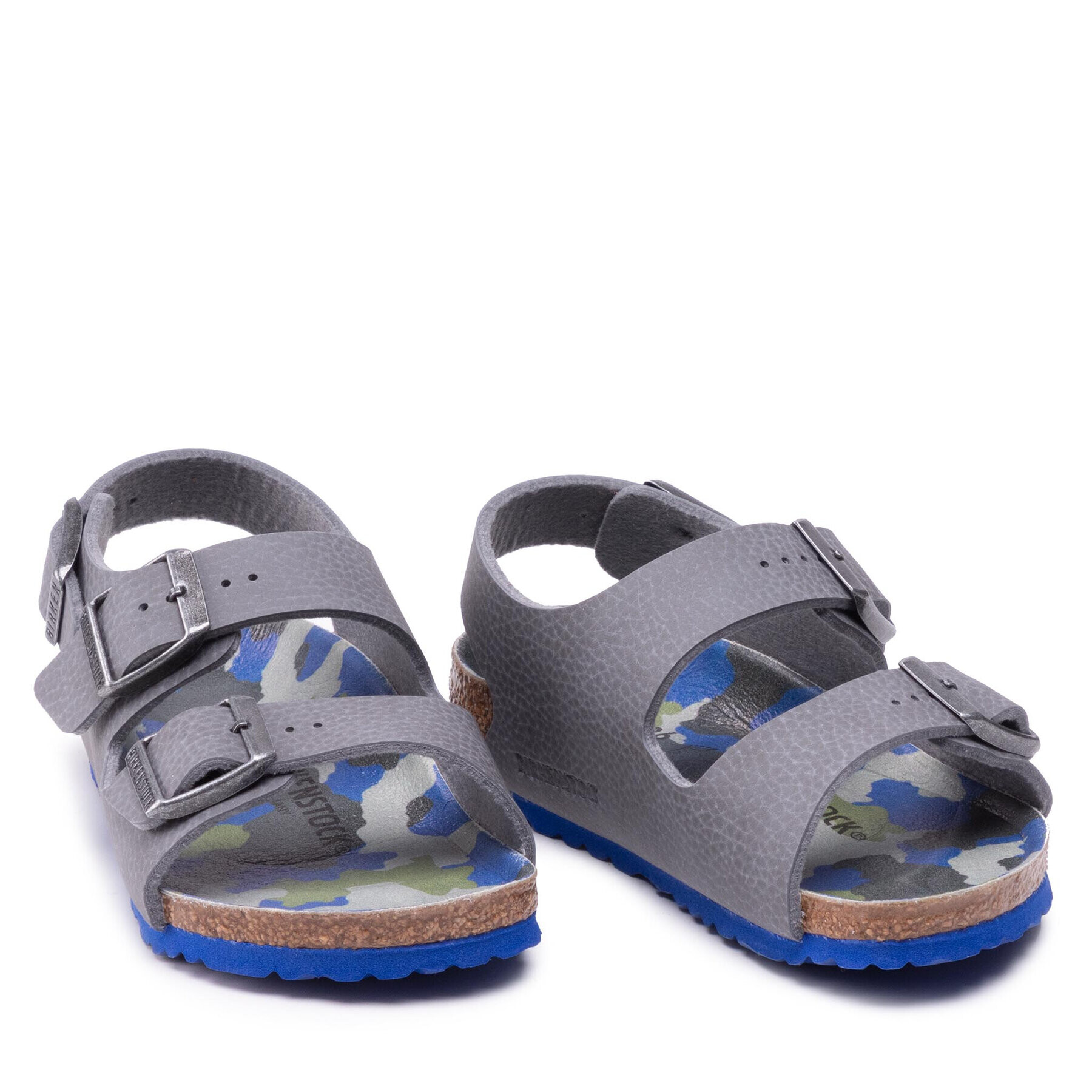 Birkenstock Sandali Milano Kinder 1022532 Siva - Pepit.si