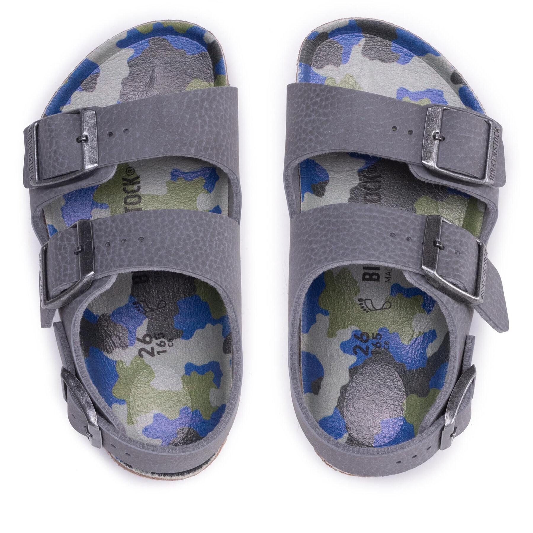 Birkenstock Sandali Milano Kinder 1022532 Siva - Pepit.si