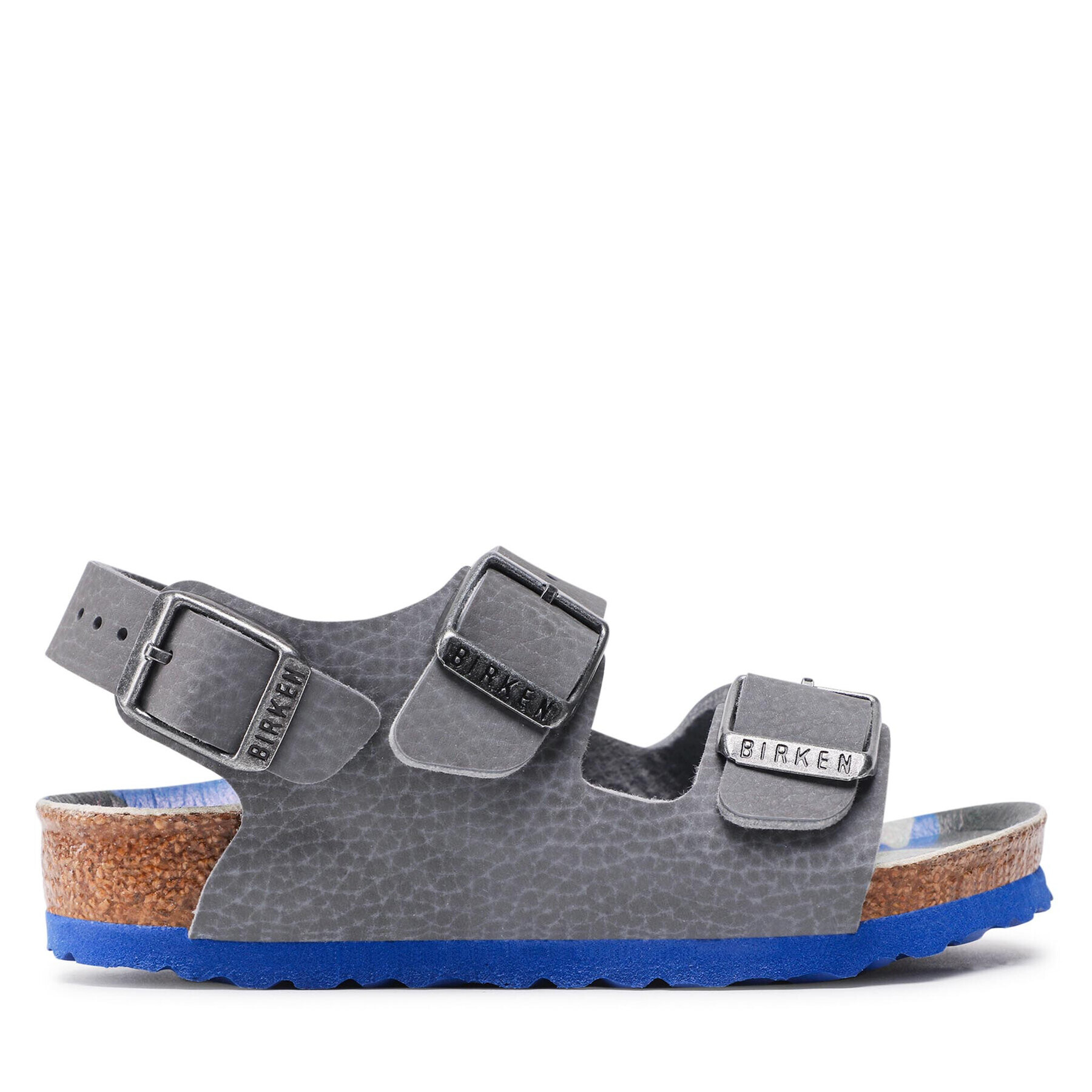 Birkenstock Sandali Milano Kinder 1022591 Siva - Pepit.si