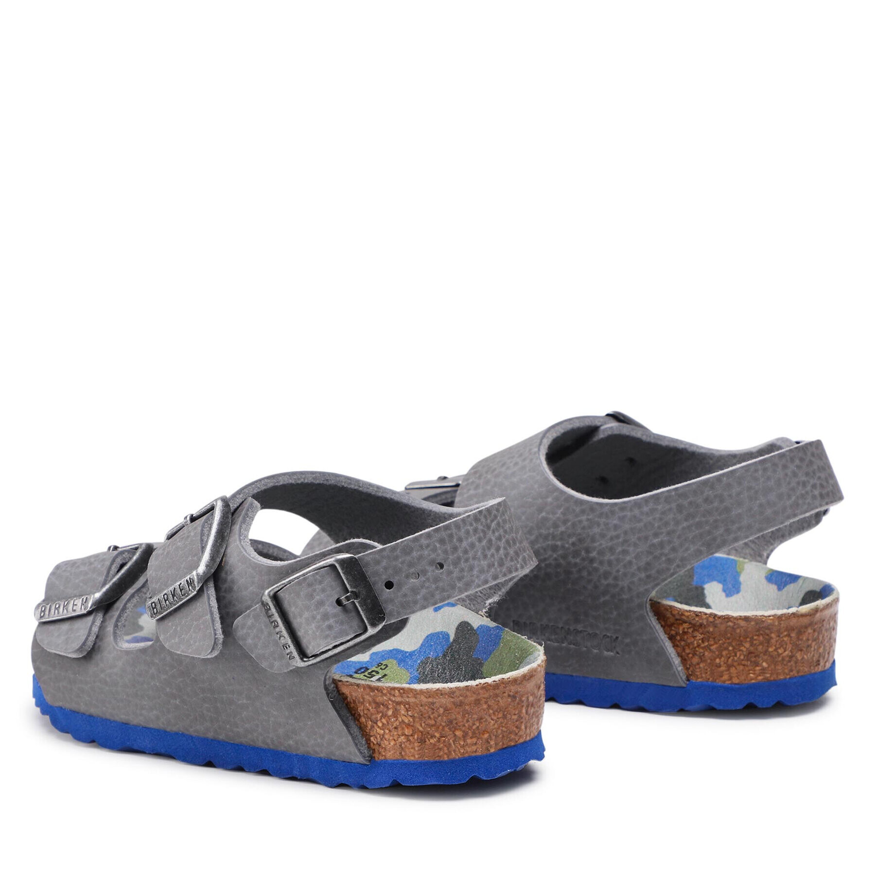 Birkenstock Sandali Milano Kinder 1022591 Siva - Pepit.si