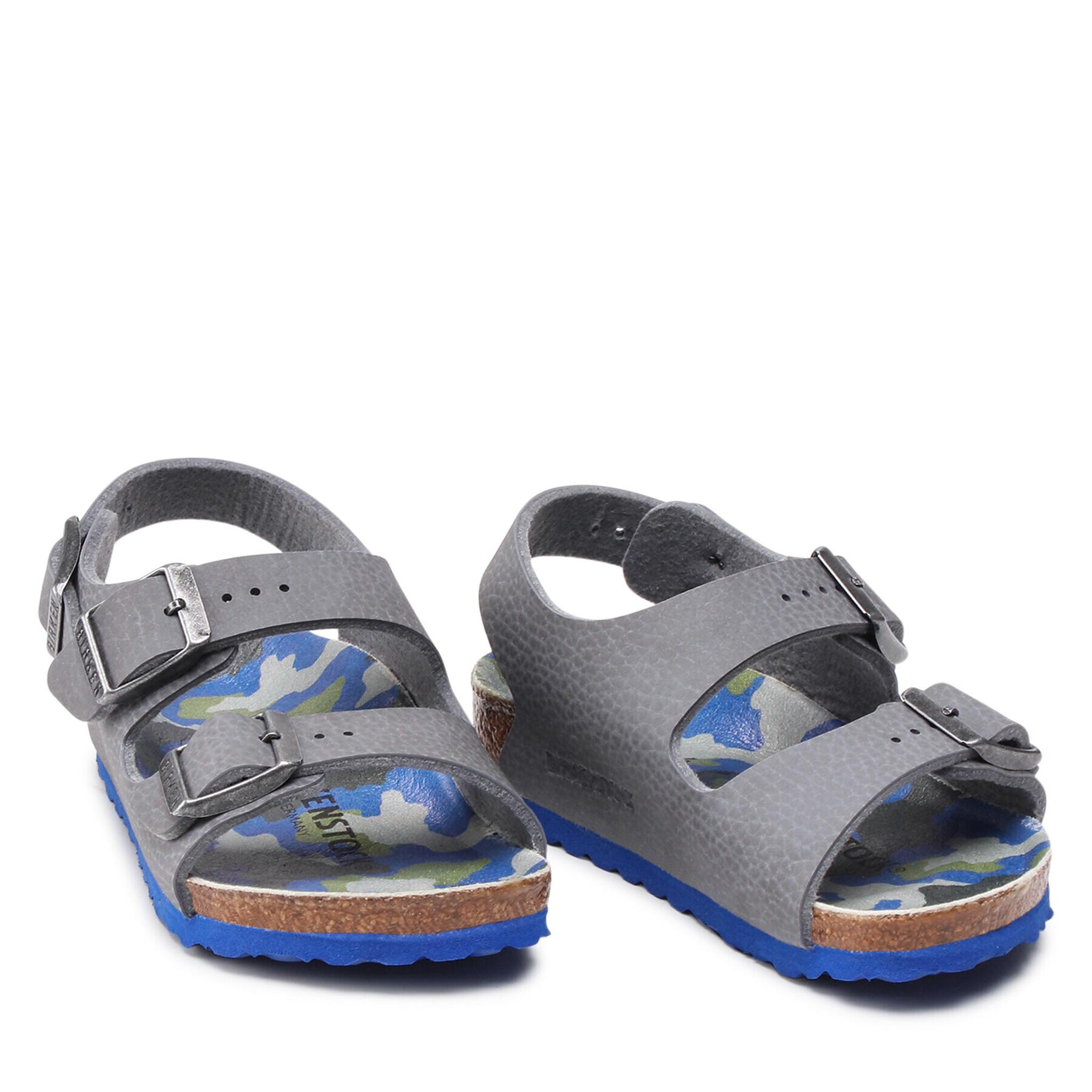 Birkenstock Sandali Milano Kinder 1022591 Siva - Pepit.si