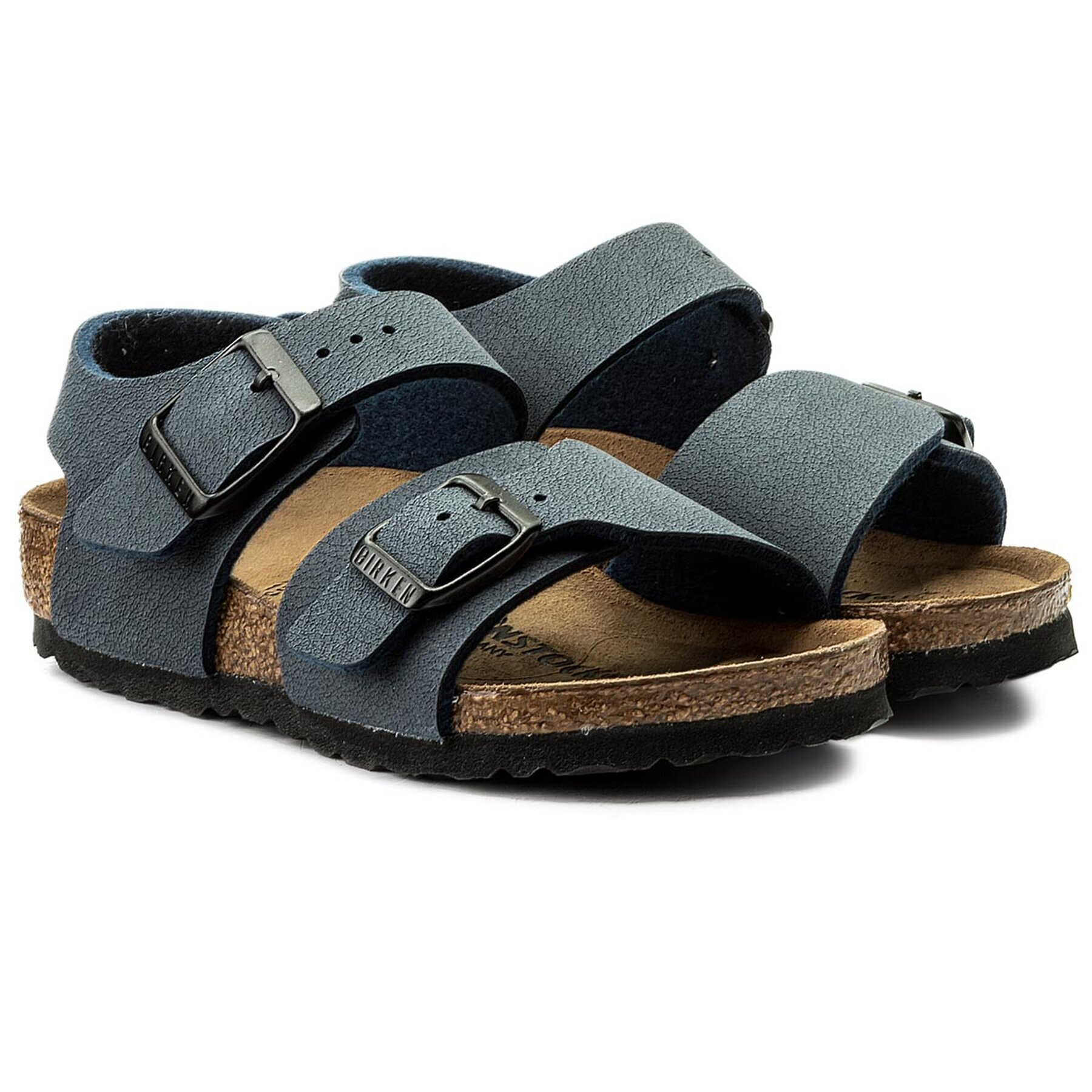 Birkenstock Sandali New York Kids Bf 0087773 Mornarsko modra - Pepit.si