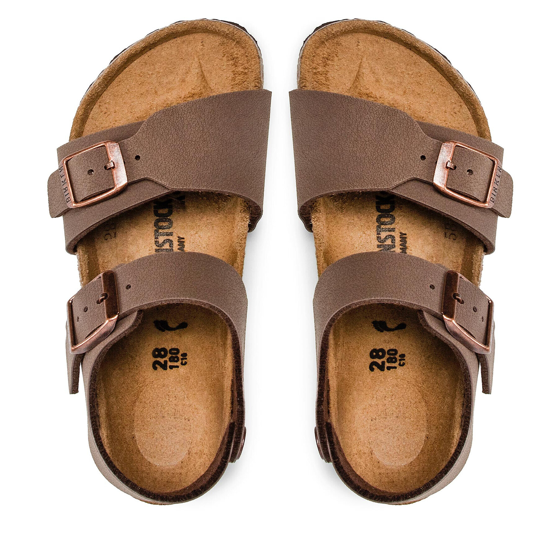 Birkenstock Sandali New York Kids Bf 87783 Rjava - Pepit.si