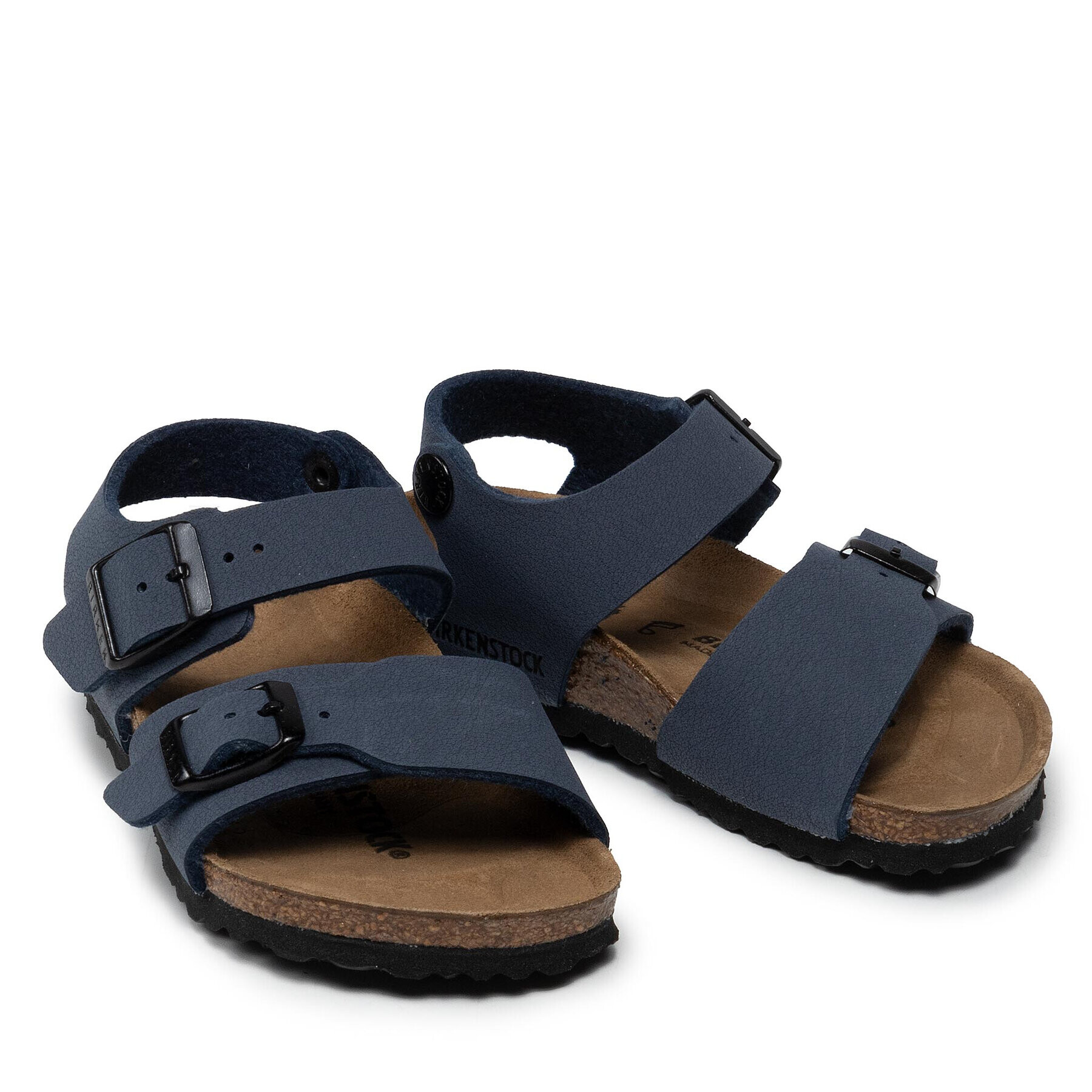 Birkenstock Sandali New York Kids BS 0087771 Mornarsko modra - Pepit.si