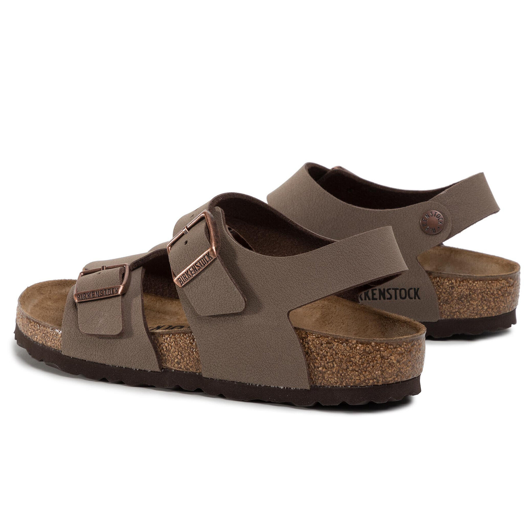 Birkenstock Sandali New York Kids Bs 0087783 D Rjava - Pepit.si