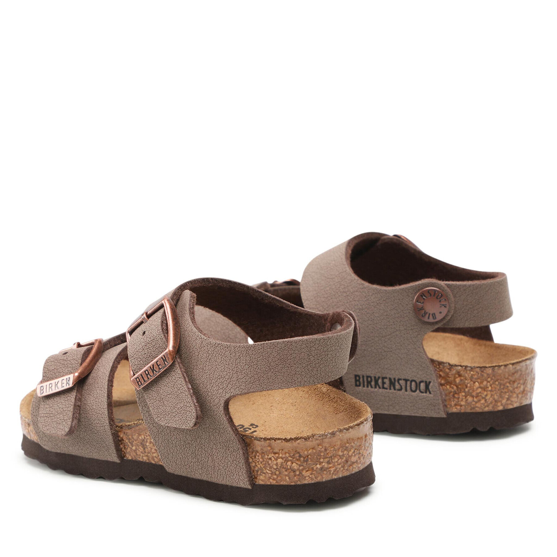 Birkenstock Sandali New York Kids Bs 87781 Rjava - Pepit.si