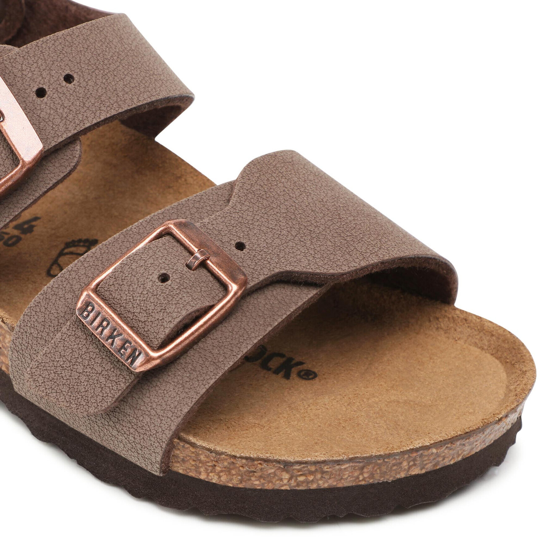 Birkenstock Sandali New York Kids Bs 87781 Rjava - Pepit.si