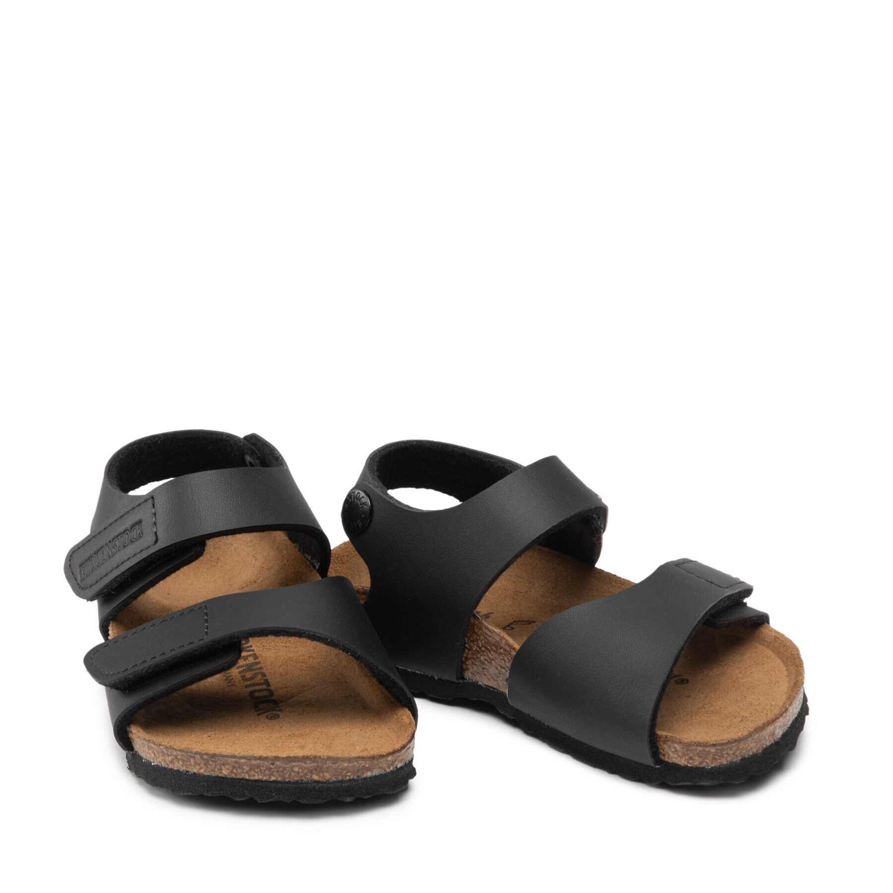 Birkenstock Sandali Palu Kids Logo Bs 1017357 Črna - Pepit.si