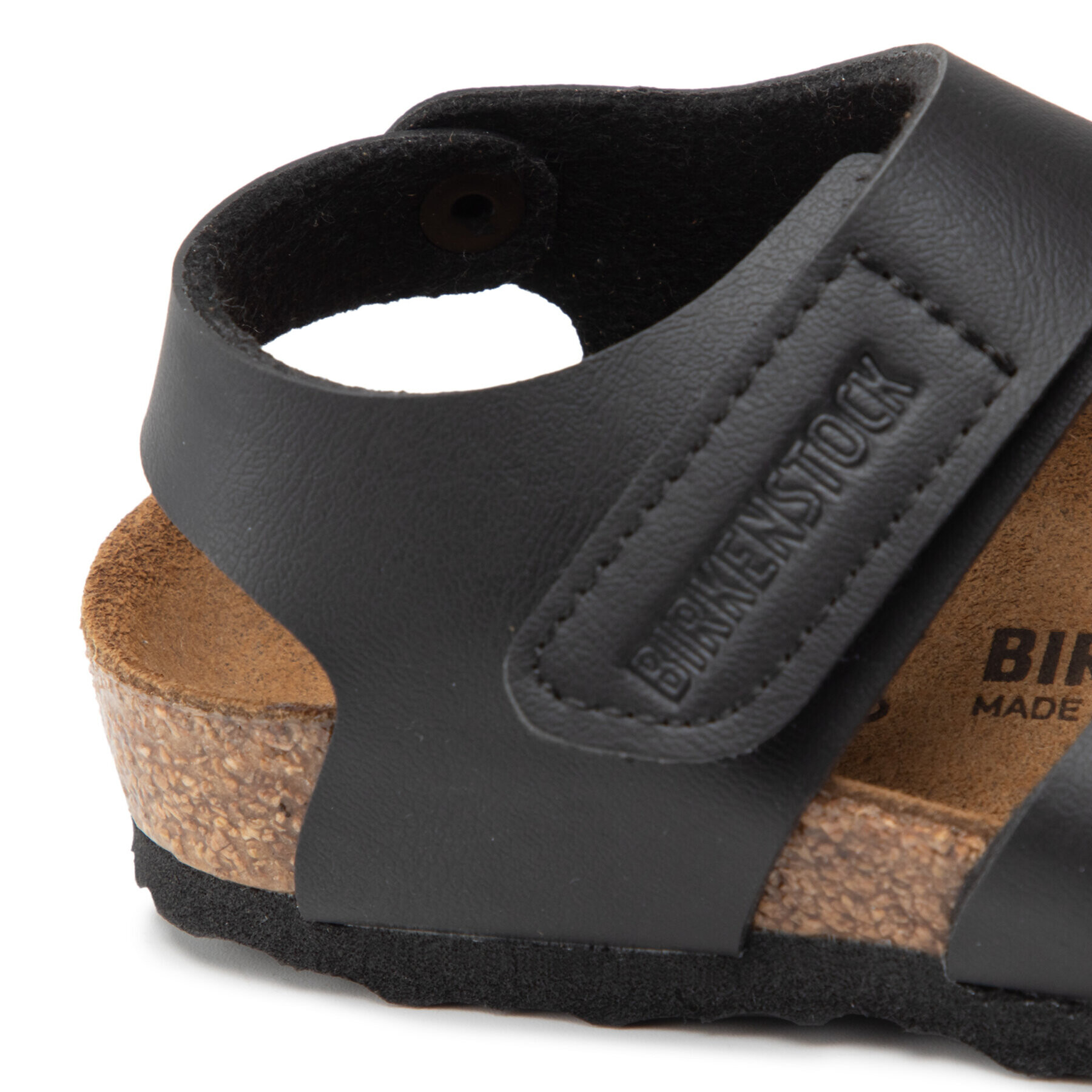 Birkenstock Sandali Palu Kids Logo Bs 1017357 Črna - Pepit.si