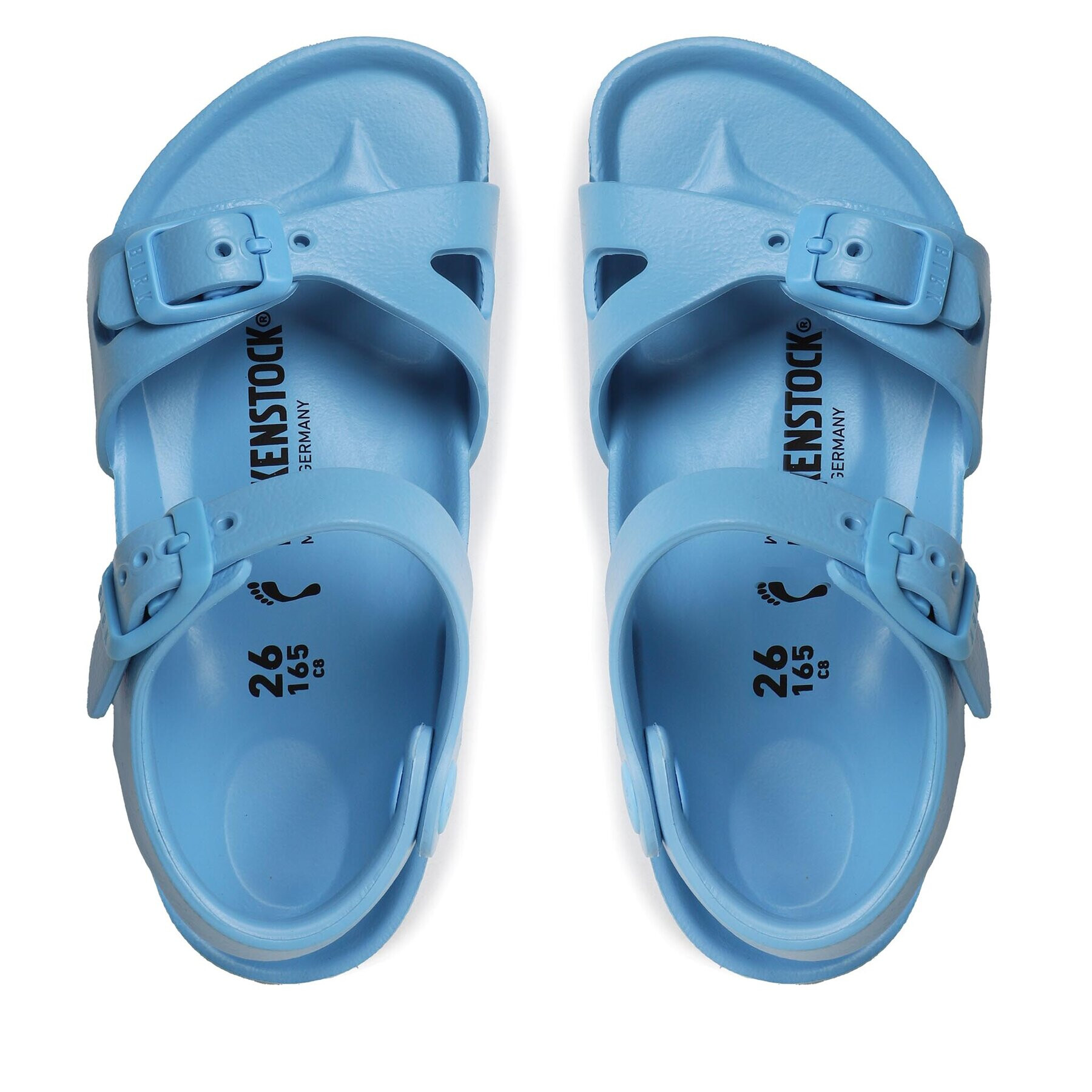 Birkenstock Sandali Rio 1024701 Modra - Pepit.si