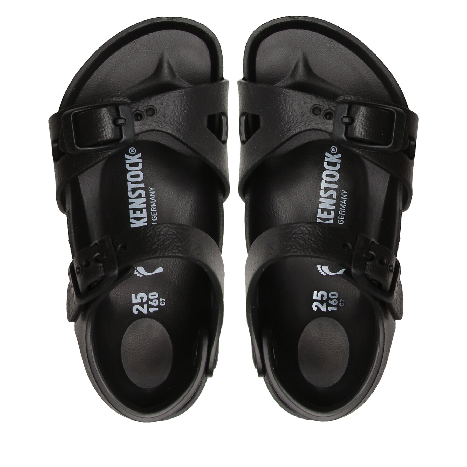 Birkenstock Sandali Rio 126113 Črna - Pepit.si