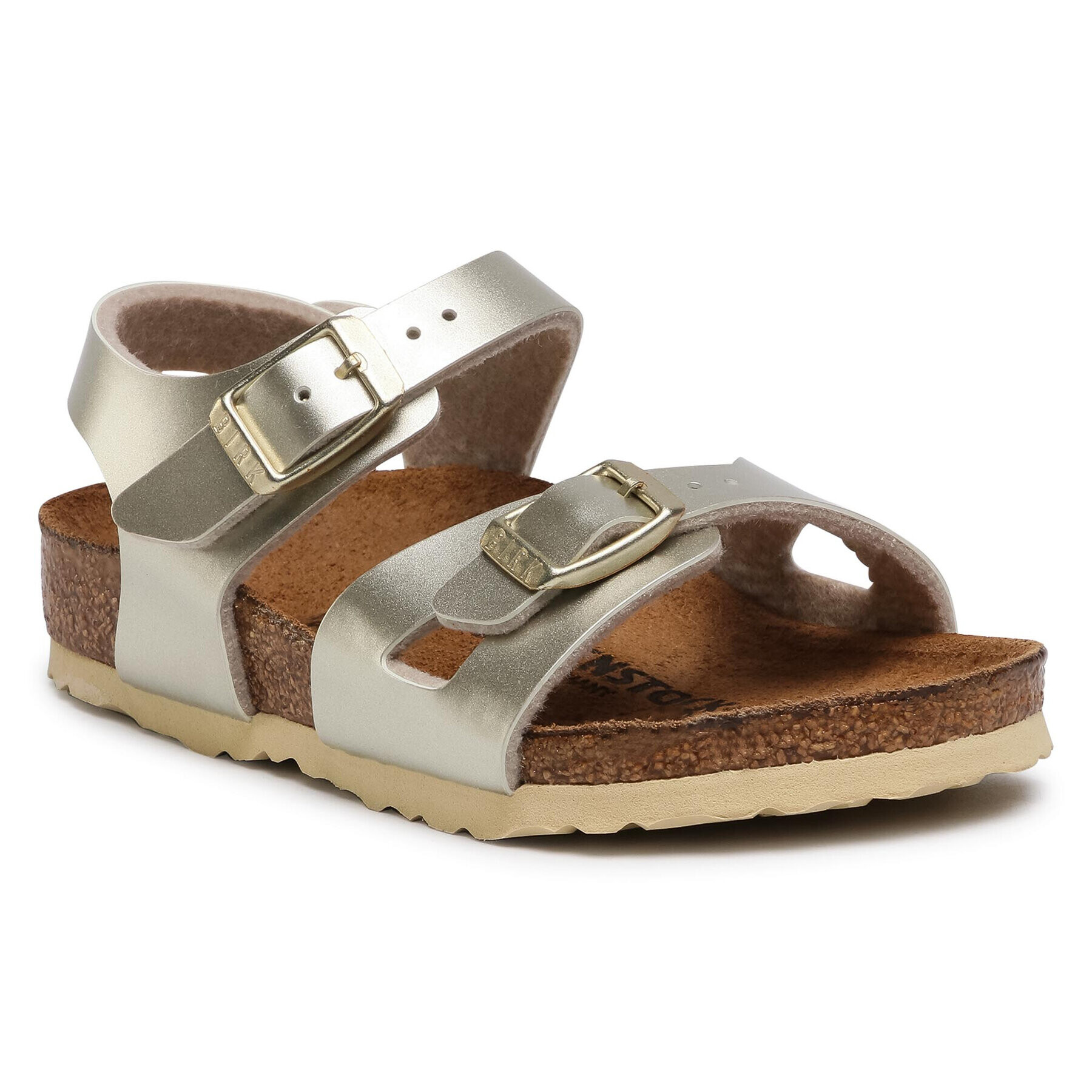 Birkenstock Sandali Rio Kids 1014826 Zlata - Pepit.si