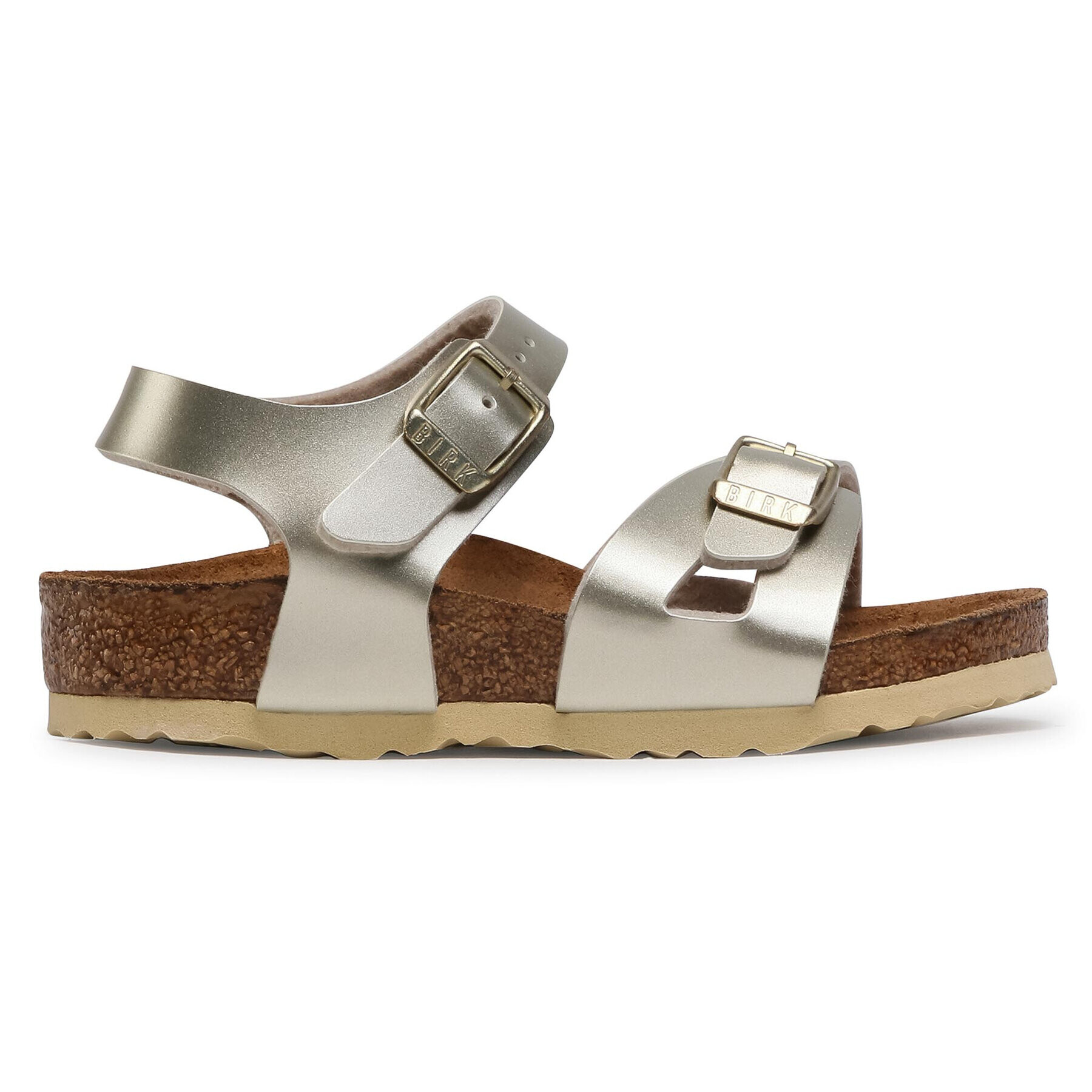 Birkenstock Sandali Rio Kids 1014826 Zlata - Pepit.si