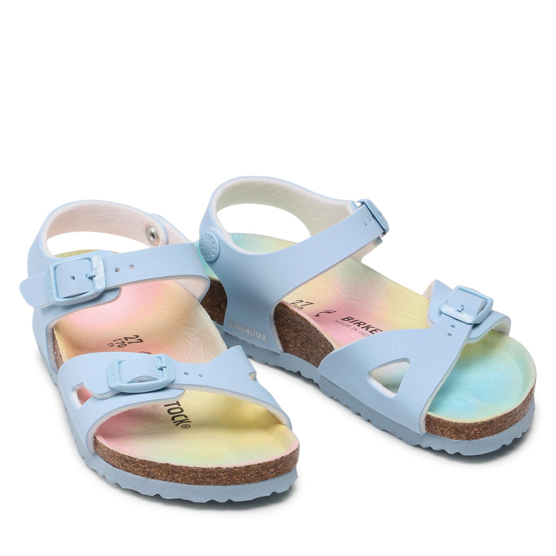 Birkenstock Sandali Rio Kids 1022237 Modra - Pepit.si