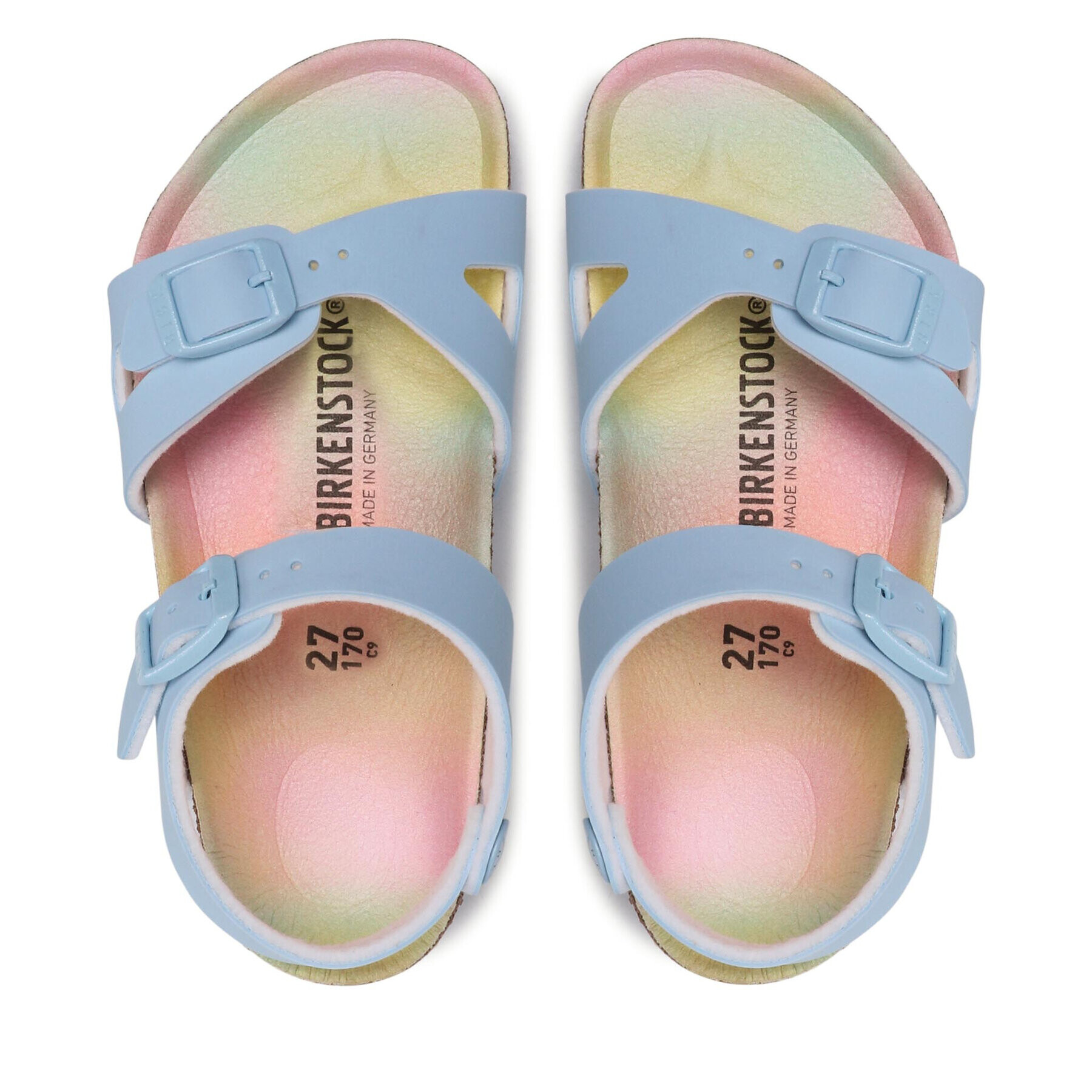 Birkenstock Sandali Rio Kids 1022237 Modra - Pepit.si