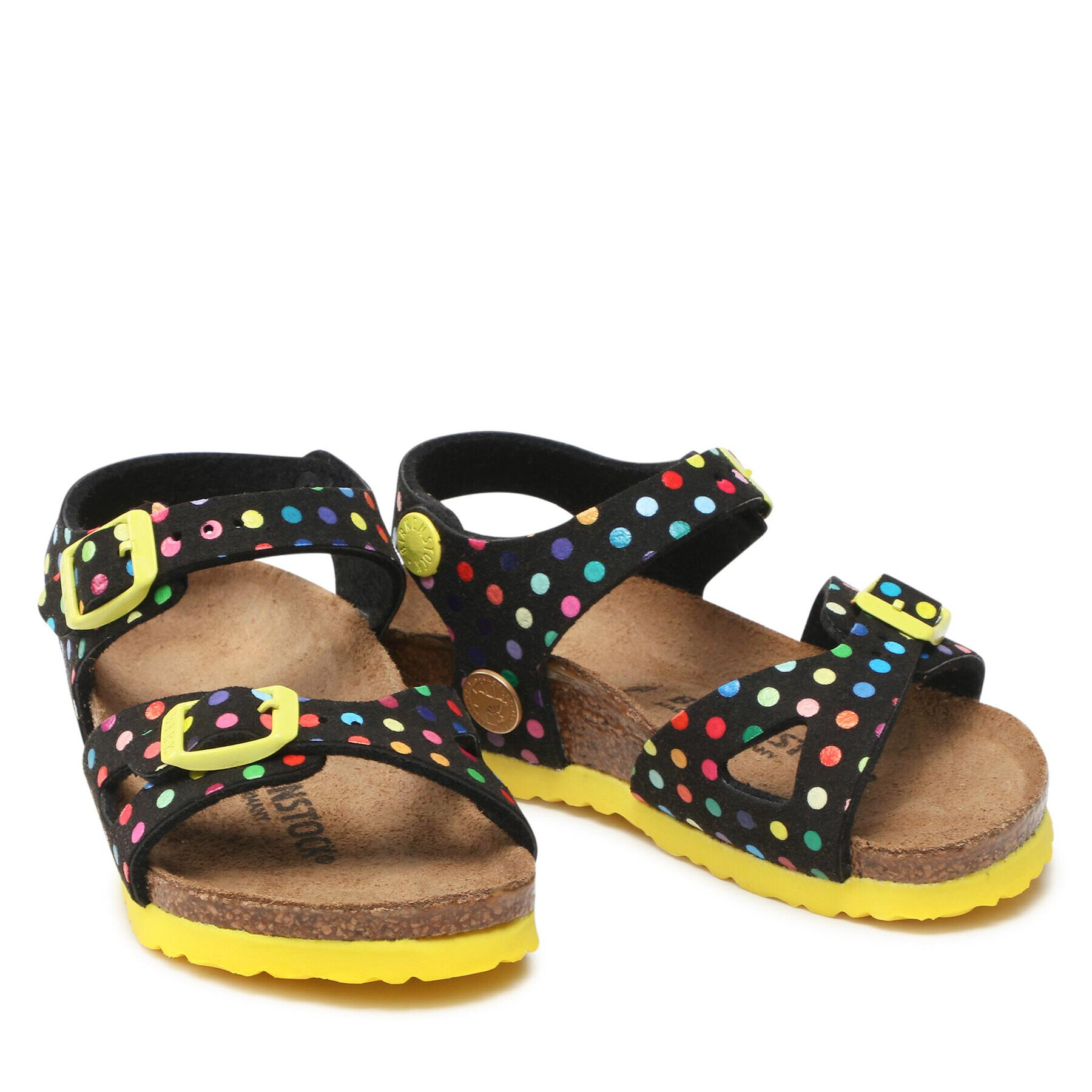 Birkenstock Sandali Rio Kids Rivet Logo 1021664 Črna - Pepit.si