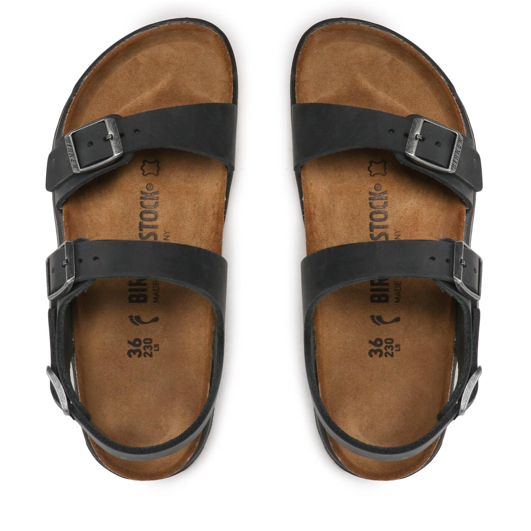 Birkenstock Sandali Sonora 1019101 Črna - Pepit.si