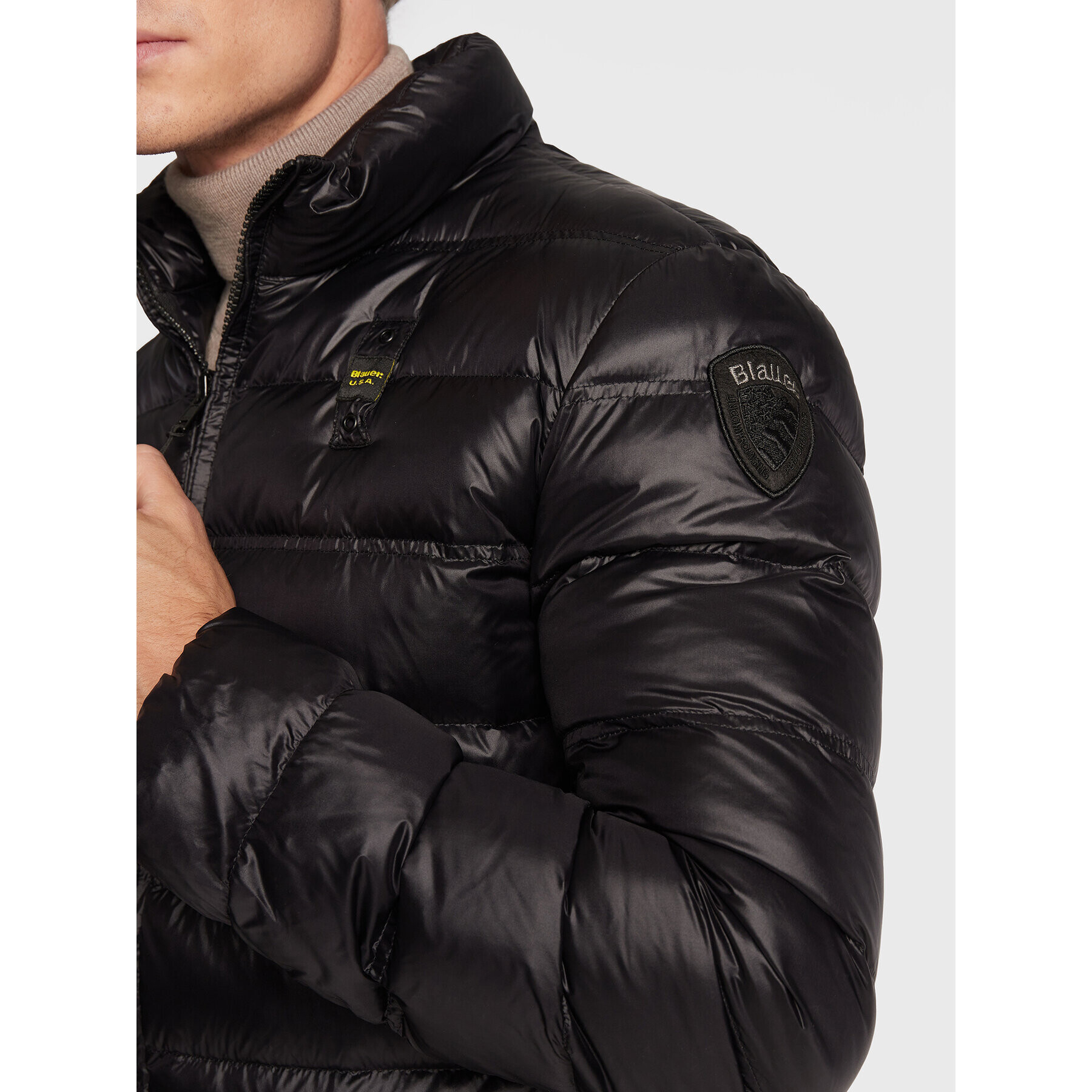 Blauer Puhovka Seth BLUC03010 006360 Črna Regular Fit - Pepit.si