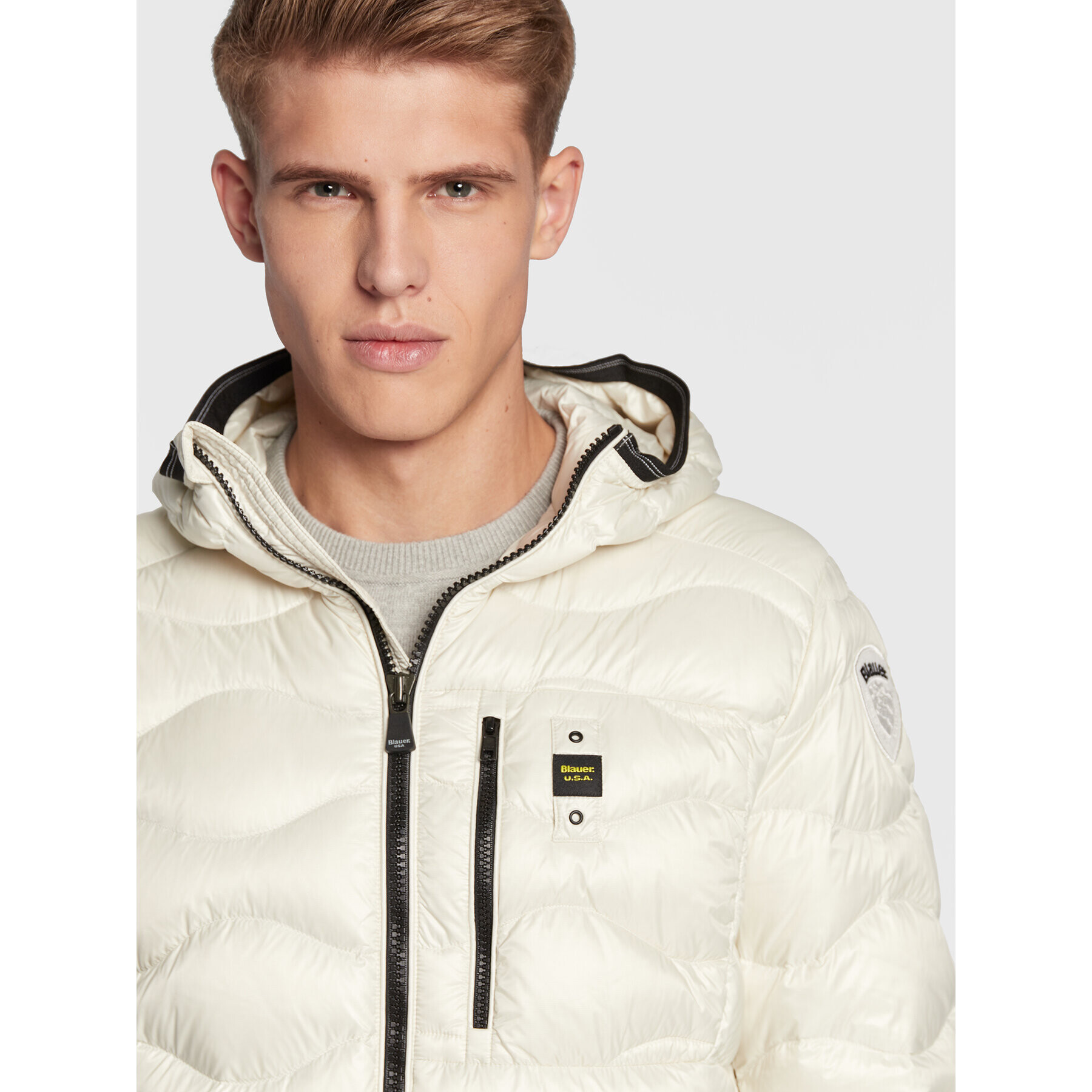 Blauer Puhovka Terence Wave BLUC03014 006355 Bež Regular Fit - Pepit.si