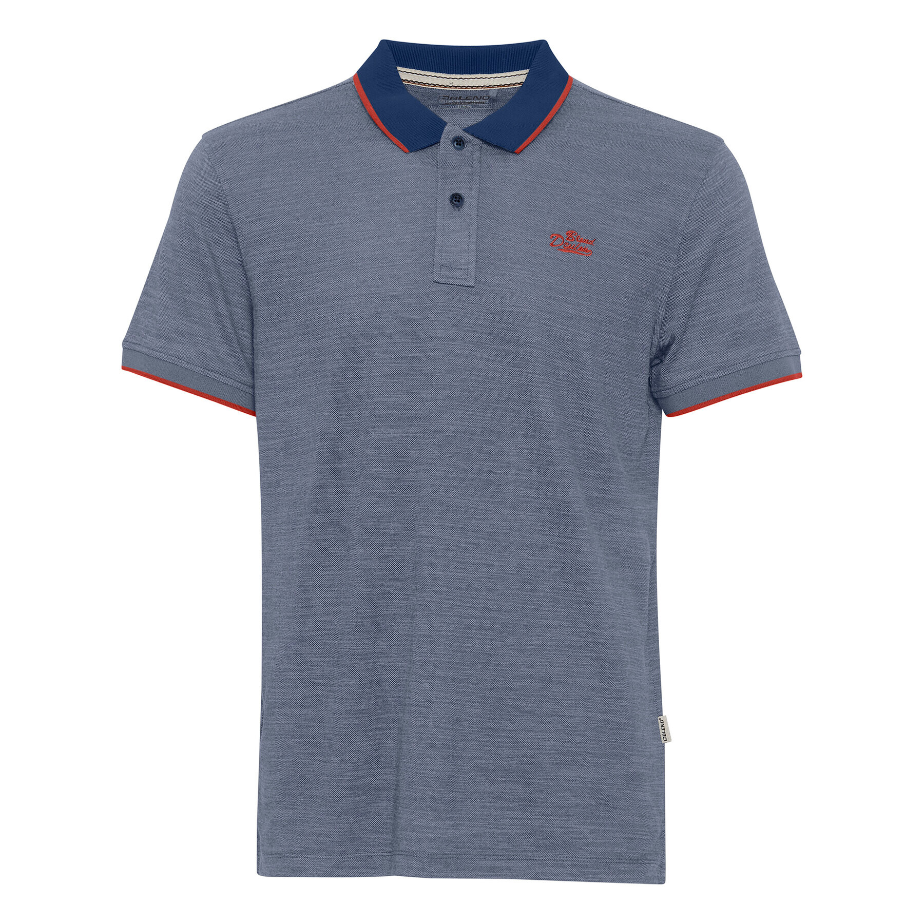 Blend Polo majica 20715192 Mornarsko modra Regular Fit - Pepit.si