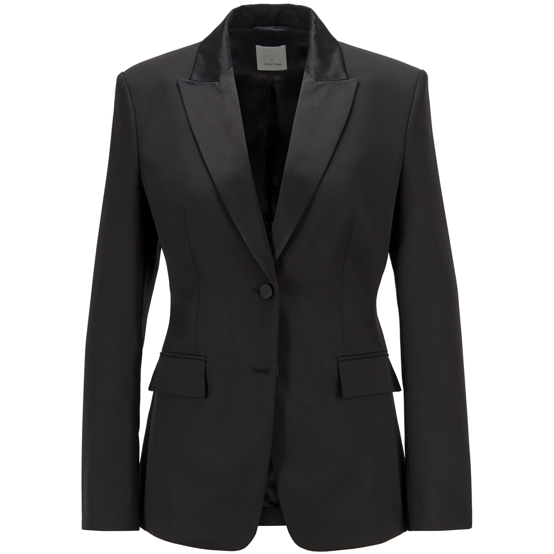 Boss Blazer Janufara 50441975 Črna Regular Fit - Pepit.si