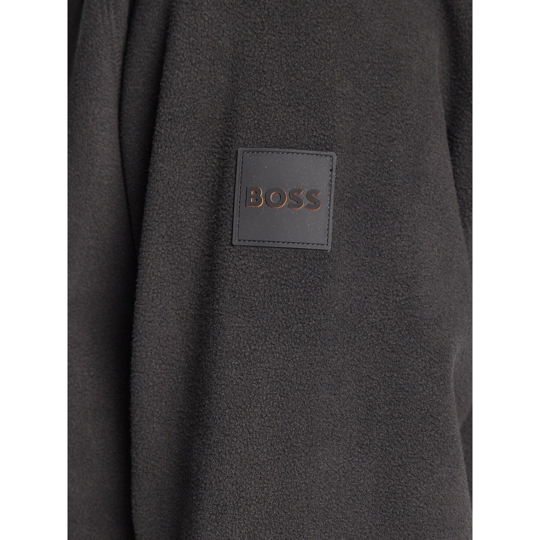 Boss Flis Wefleece 50476170 Črna Regular Fit - Pepit.si